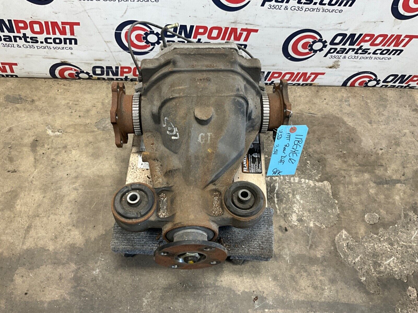 2007 Infiniti V35 G35 Manual Rear VLSD Differential 3.54 98k OEM 11BGYE0 - On Point Parts Inc