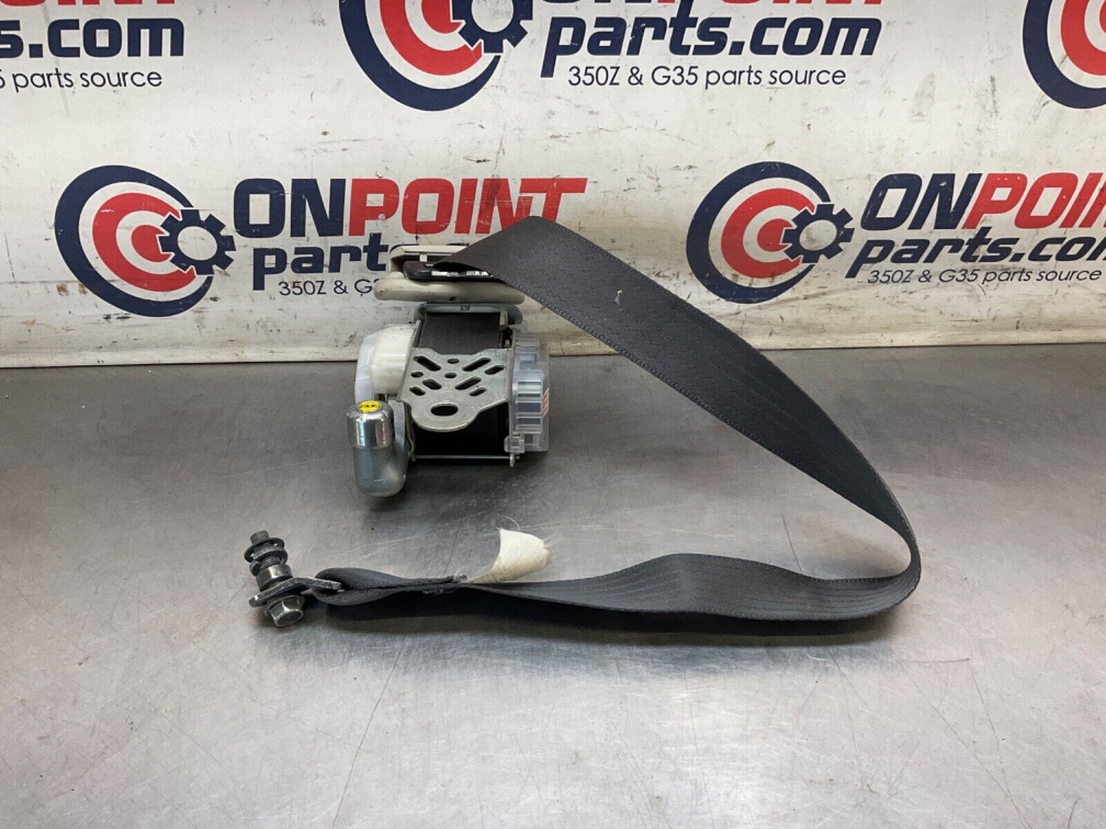 2007 Infiniti V35 G35 Driver Left Seat Belt Retractor Tensioner OEM 11BGYEA - On Point Parts Inc