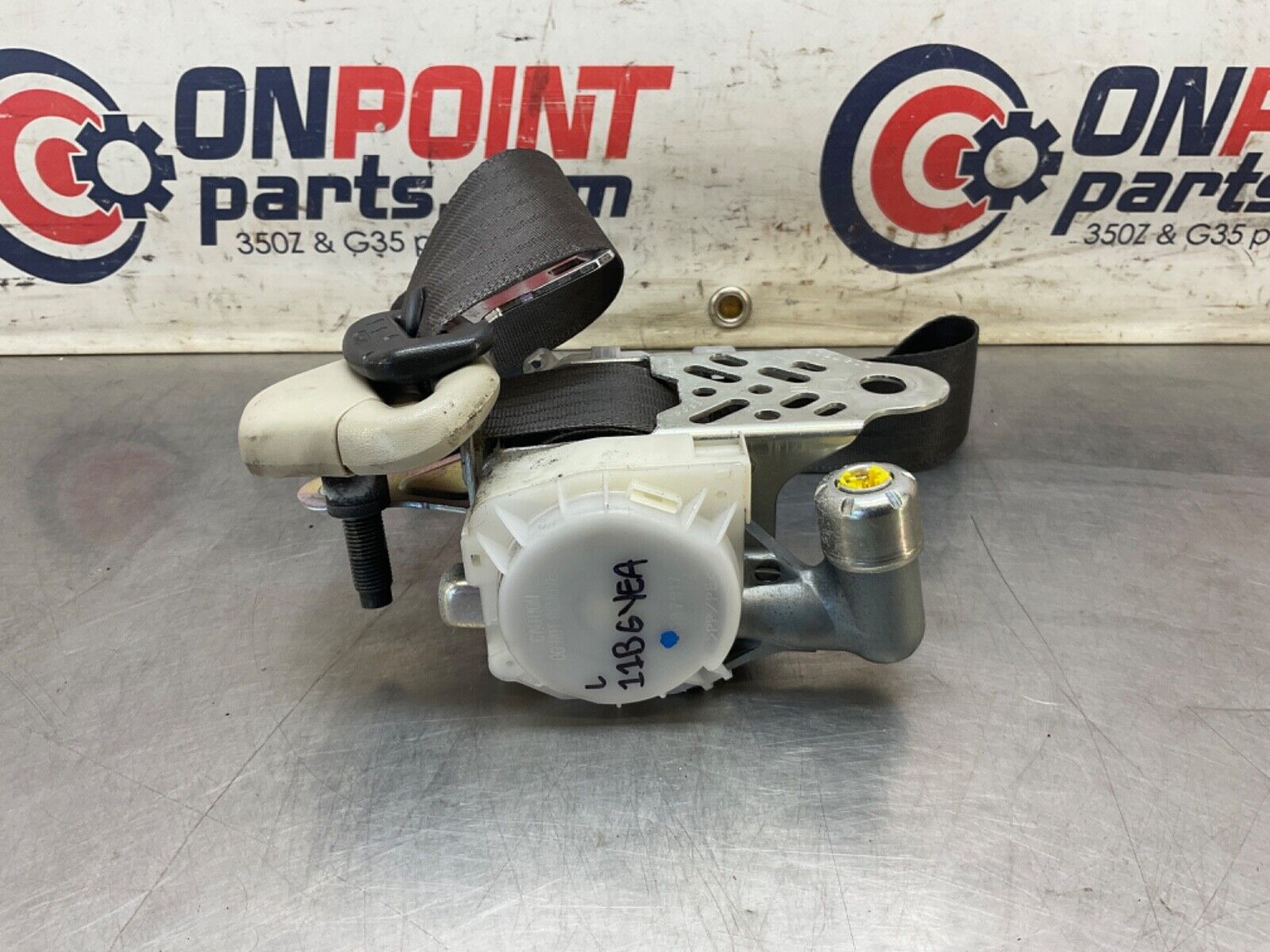 2007 Infiniti V35 G35 Driver Left Seat Belt Retractor Tensioner OEM 11BGYEA - On Point Parts Inc