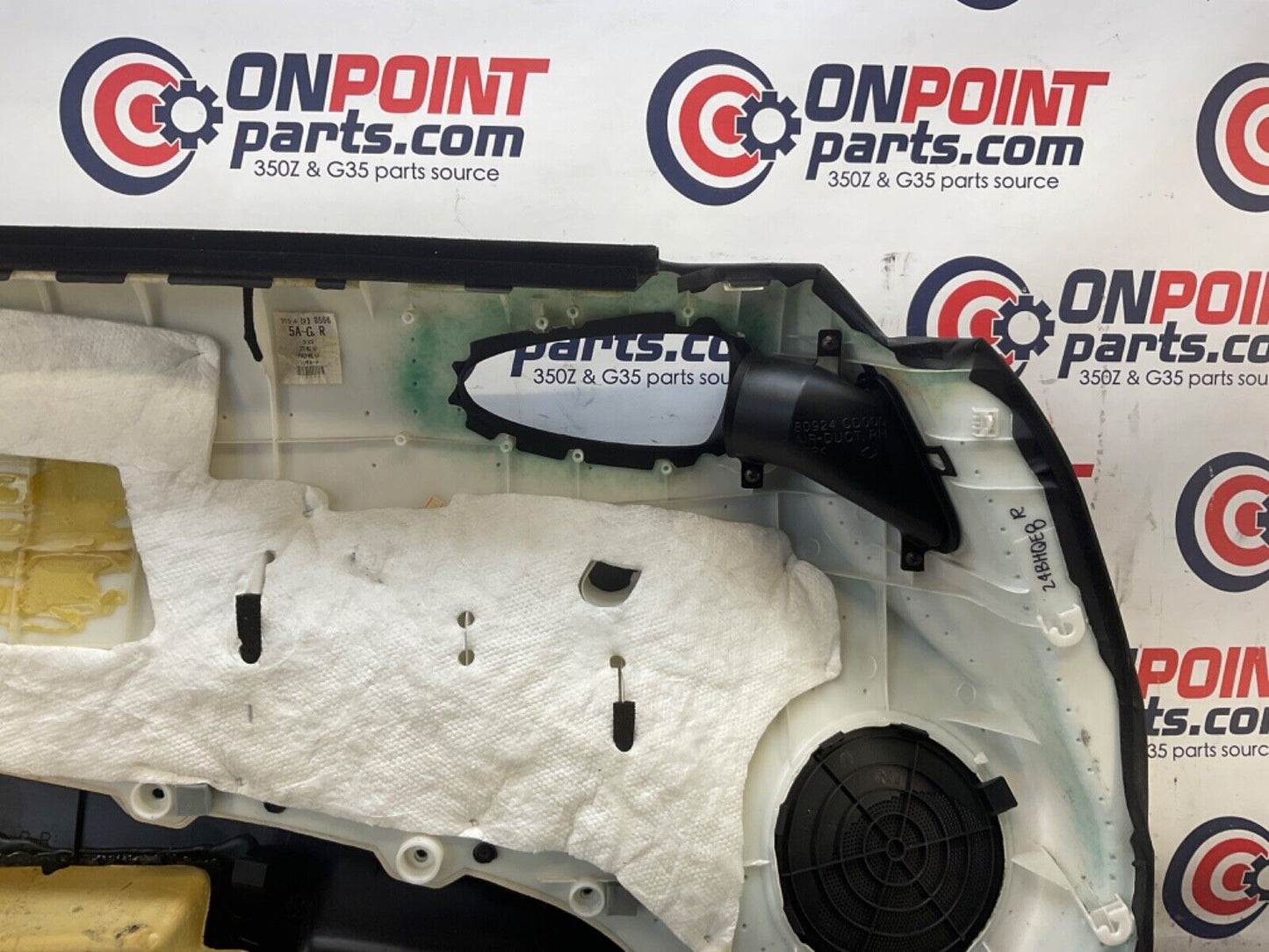 2005 Nissan Z33 350Z Passenger Right Door Panel  OEM 24BHQE8 - On Point Parts Inc