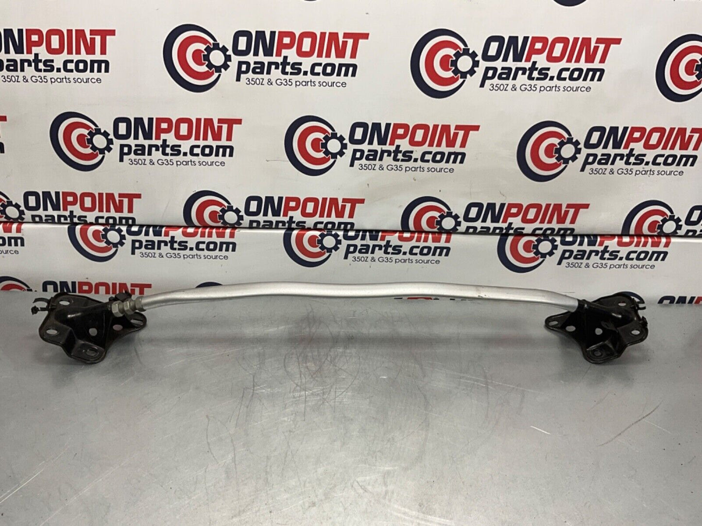 2005 Nissan Z33 350Z Front Upper Strut Tower Brace Bar Assembly OEM 24BHQE3 - On Point Parts Inc