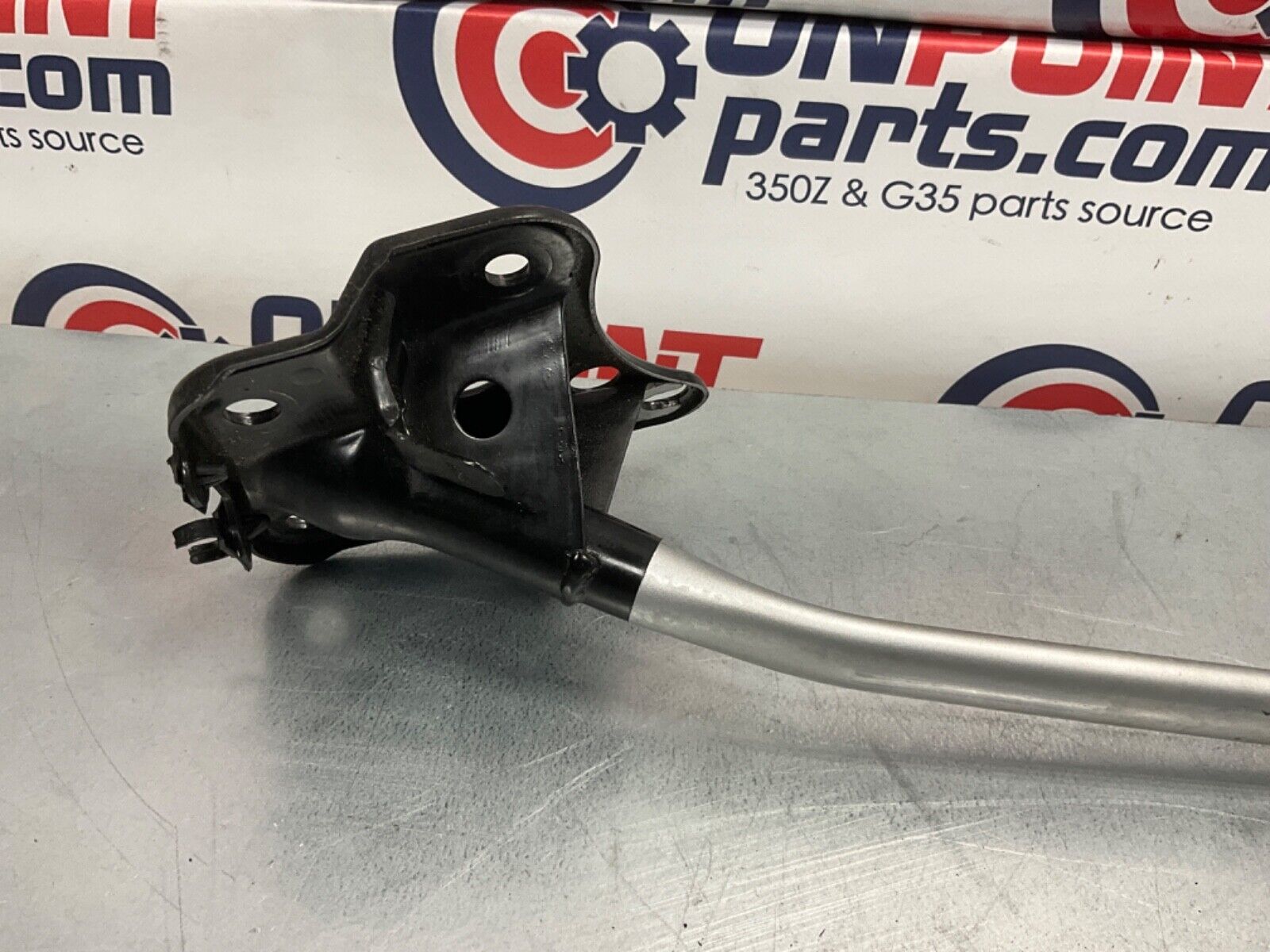 2005 Nissan Z33 350Z Front Upper Strut Tower Brace Bar Assembly OEM 24BHQE3 - On Point Parts Inc