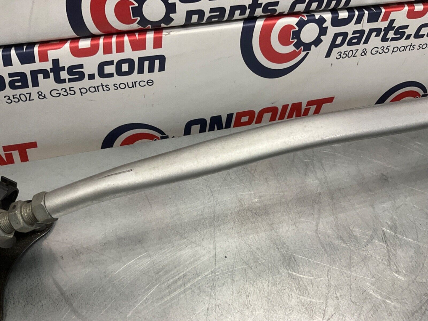 2005 Nissan Z33 350Z Front Upper Strut Tower Brace Bar Assembly OEM 24BHQE3 - On Point Parts Inc