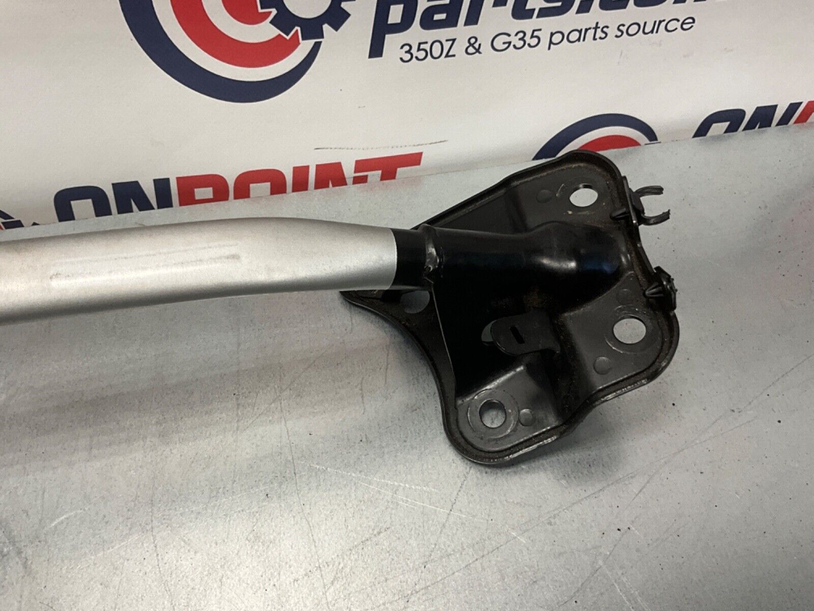 2005 Nissan Z33 350Z Front Upper Strut Tower Brace Bar Assembly OEM 24BHQE3 - On Point Parts Inc