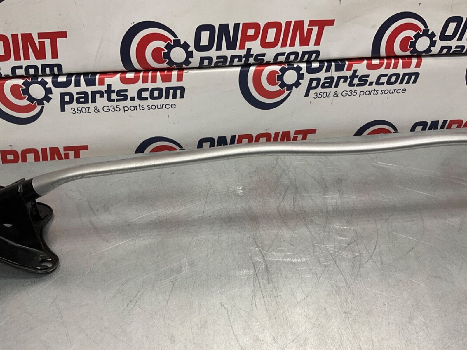 2005 Nissan Z33 350Z Front Upper Strut Tower Brace Bar Assembly OEM 24BHQE3 - On Point Parts Inc