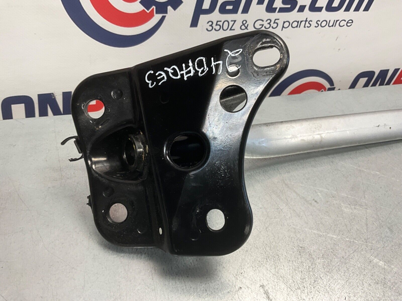 2005 Nissan Z33 350Z Front Upper Strut Tower Brace Bar Assembly OEM 24BHQE3 - On Point Parts Inc