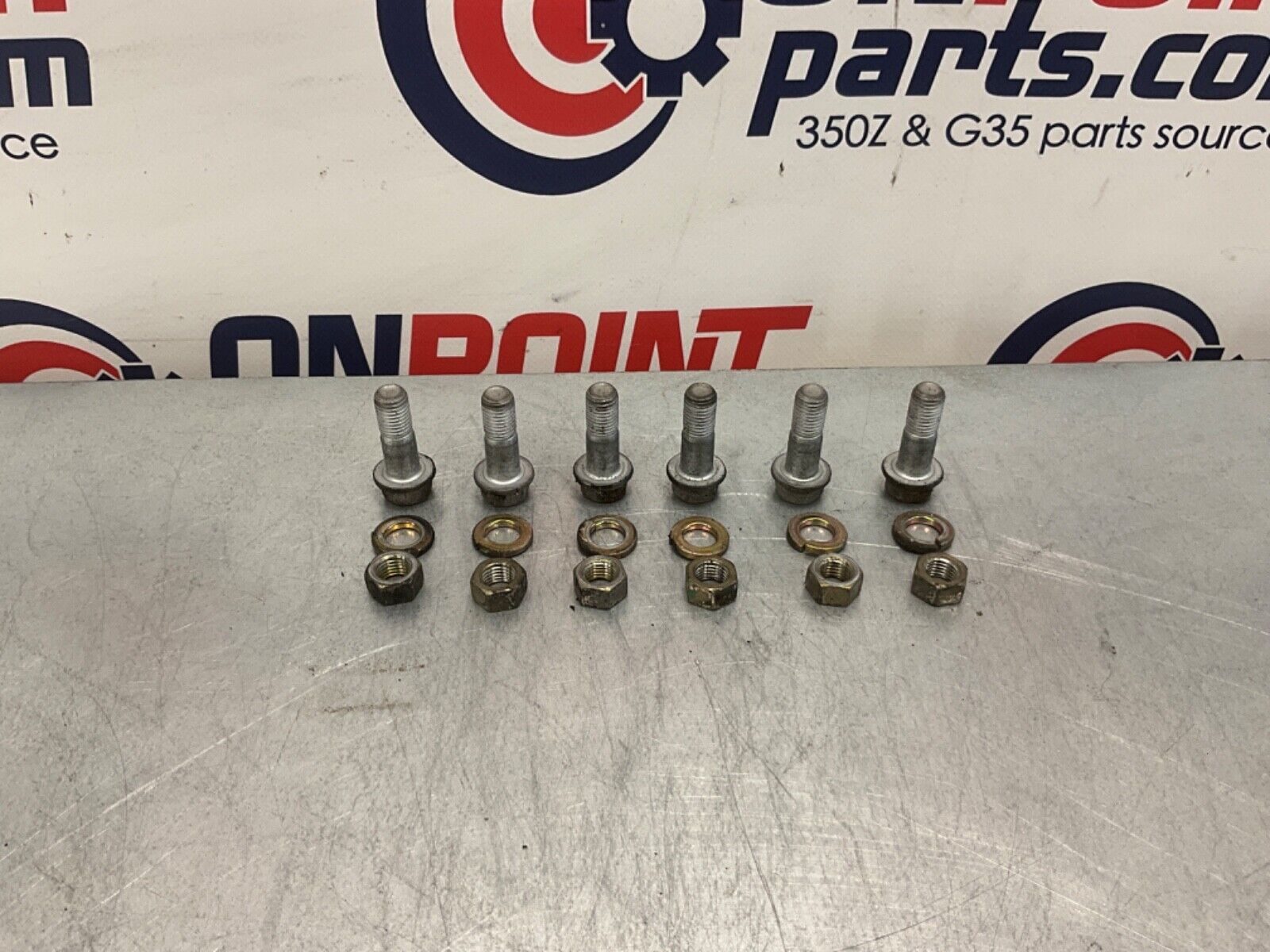 2005 Nissan Z33 350Z Passenger Right Rear Axle Hardware Bolts OEM 24BHQEE - On Point Parts Inc