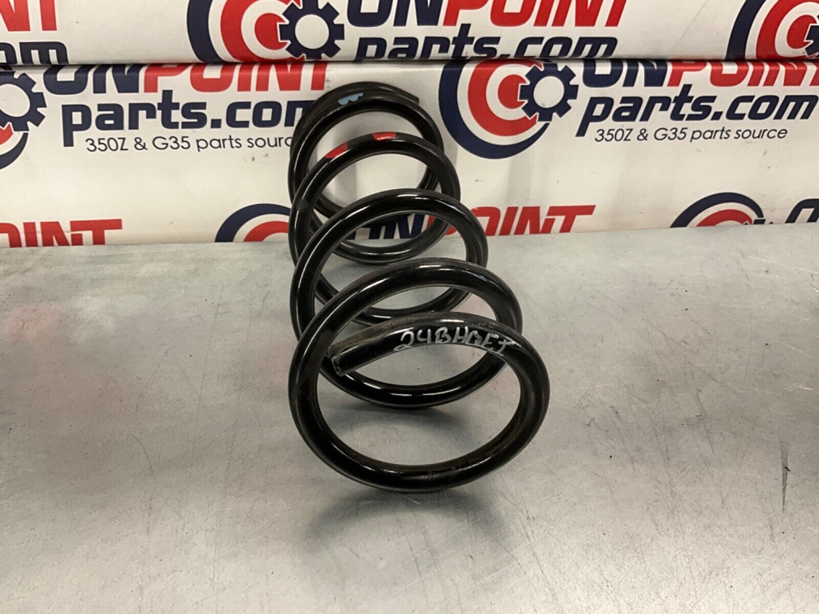 2005 Nissan Z33 350Z Rear Red Dot Coil Springs OEM 24BHQEI - On Point Parts Inc