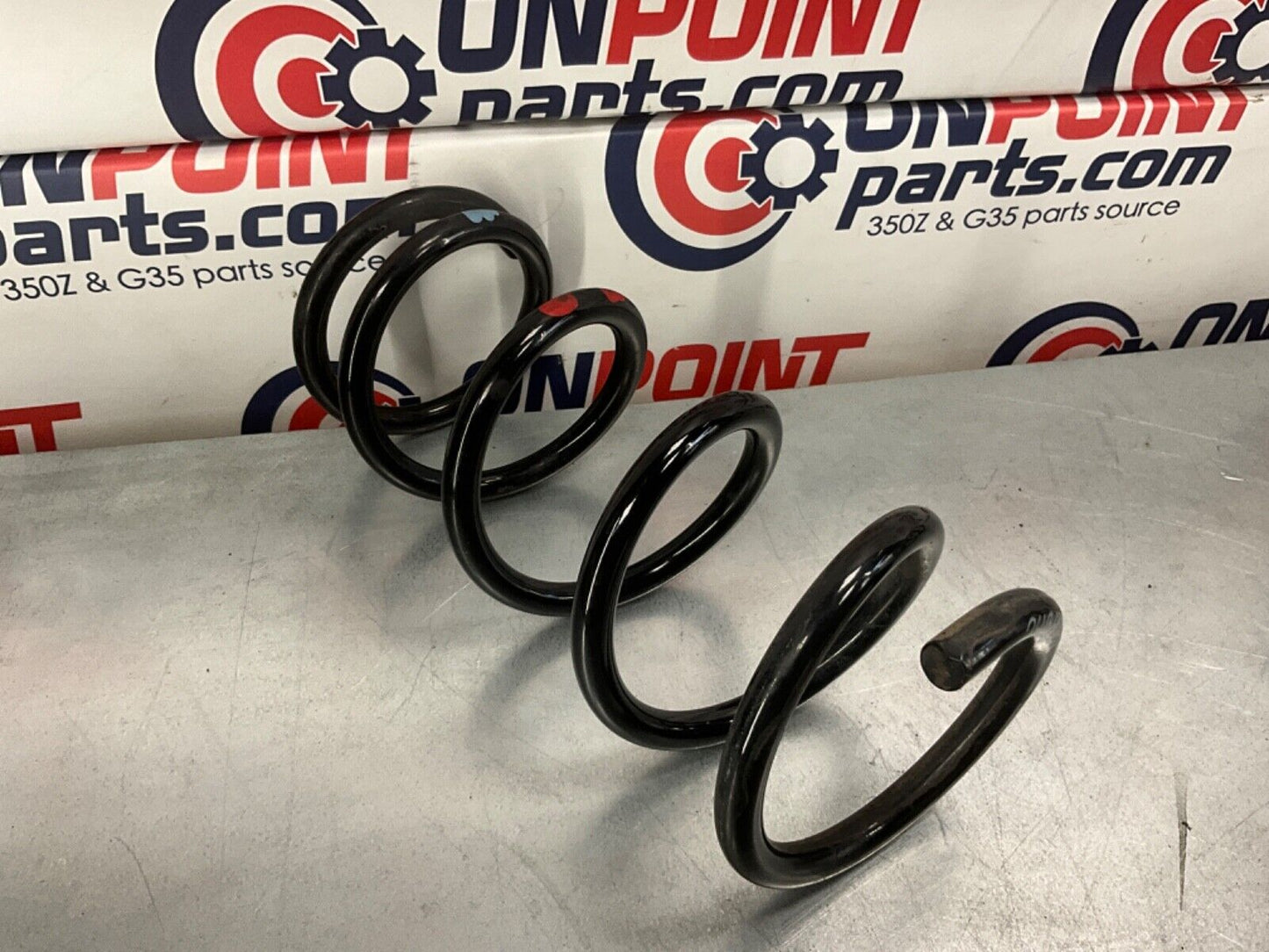 2005 Nissan Z33 350Z Rear Red Dot Coil Springs OEM 24BHQEI - On Point Parts Inc