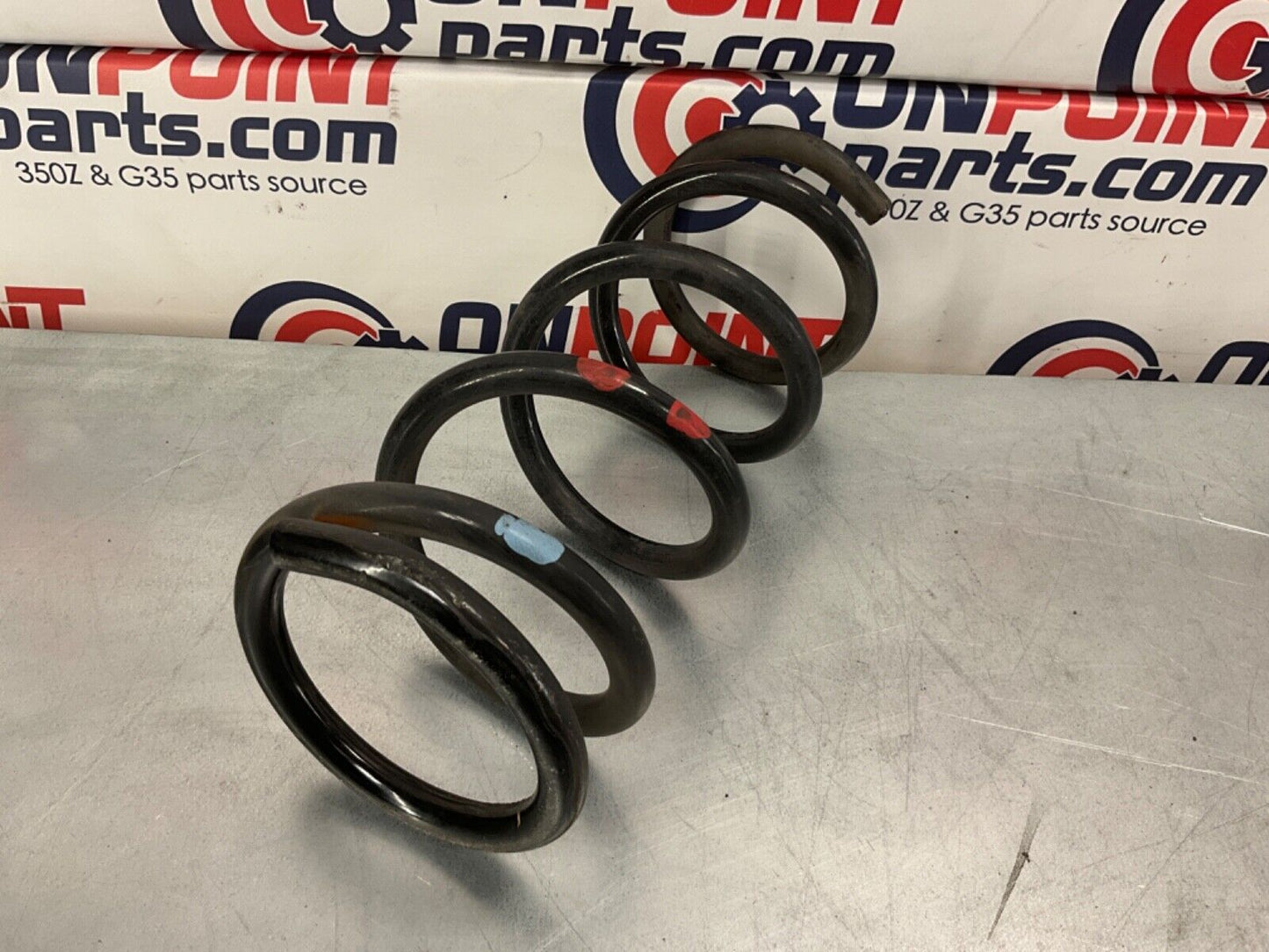 2005 Nissan Z33 350Z Rear Red Dot Coil Springs OEM 24BHQEI - On Point Parts Inc