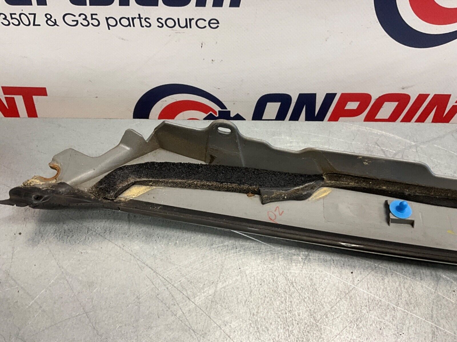 2005 Nissan Z33 350Z Driver Left Exterior Convertible A Pillar Trim OEM 24BHQE2 - On Point Parts Inc