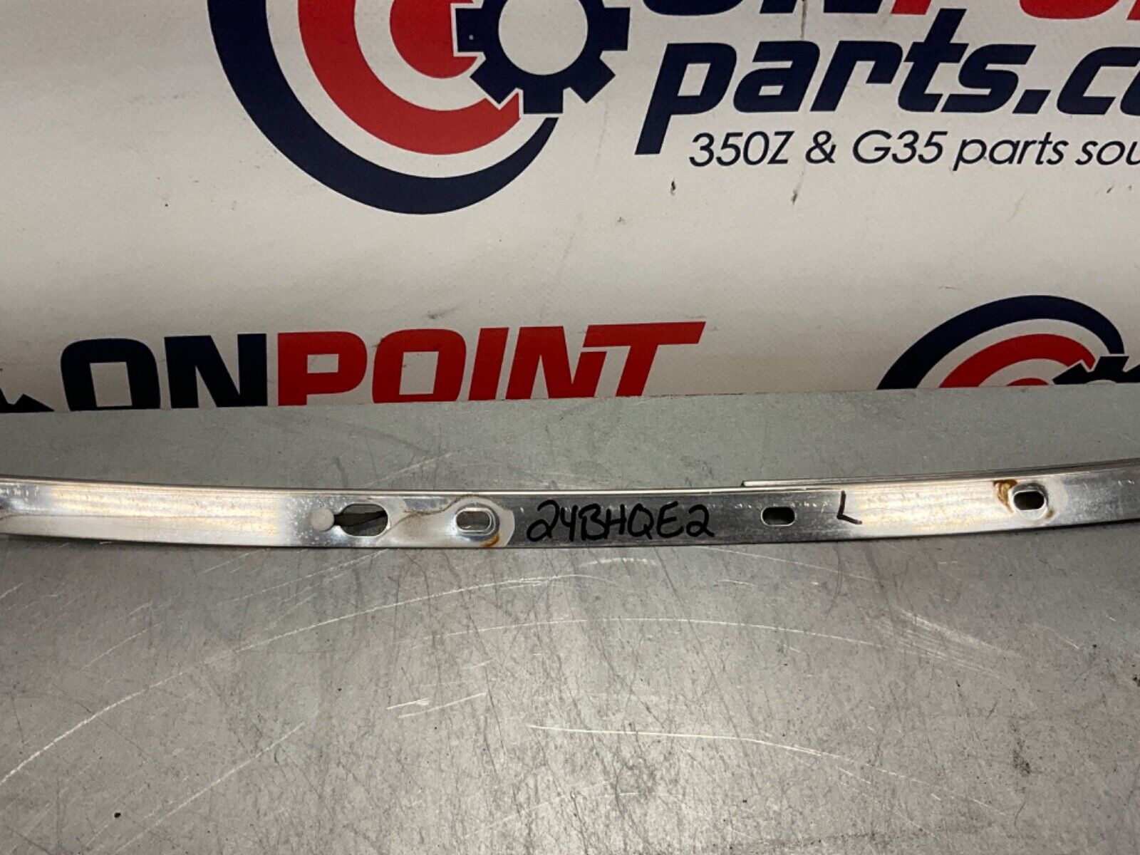 2005 Nissan 350Z Driver Left Convertible A Pillar Mount Bracket OEM 24BHQE2 - On Point Parts Inc