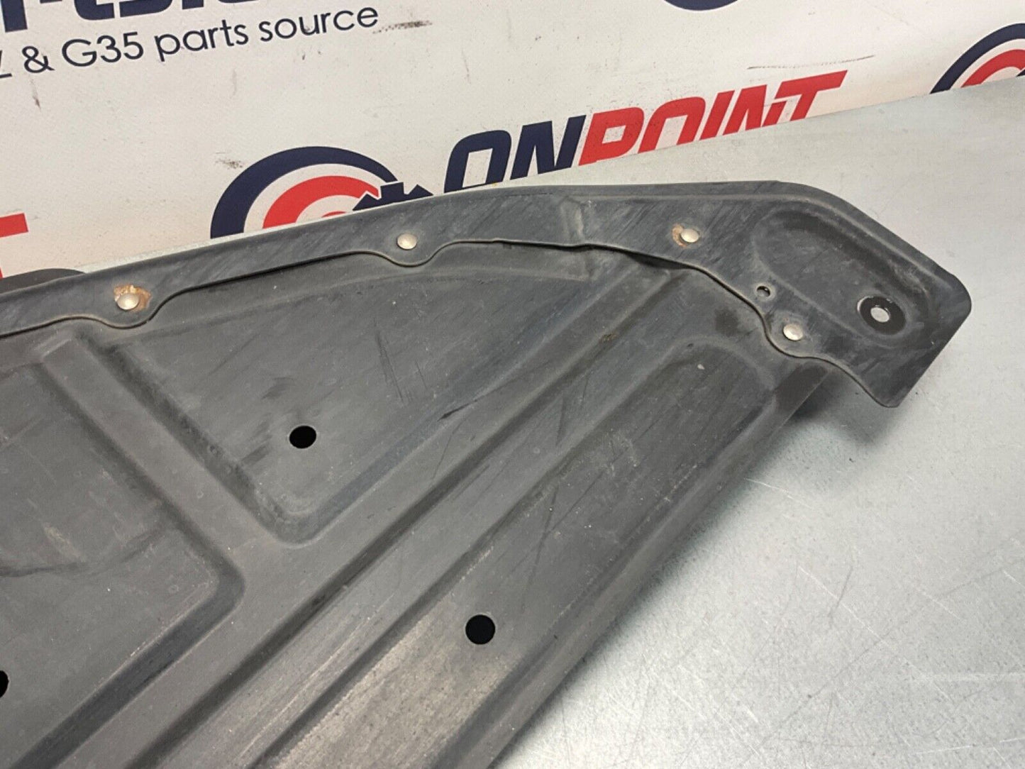 2005 Nissan 350Z Driver Left Rear Underbody Skid Plate Splash Guard OEM 24BHQEK - On Point Parts Inc