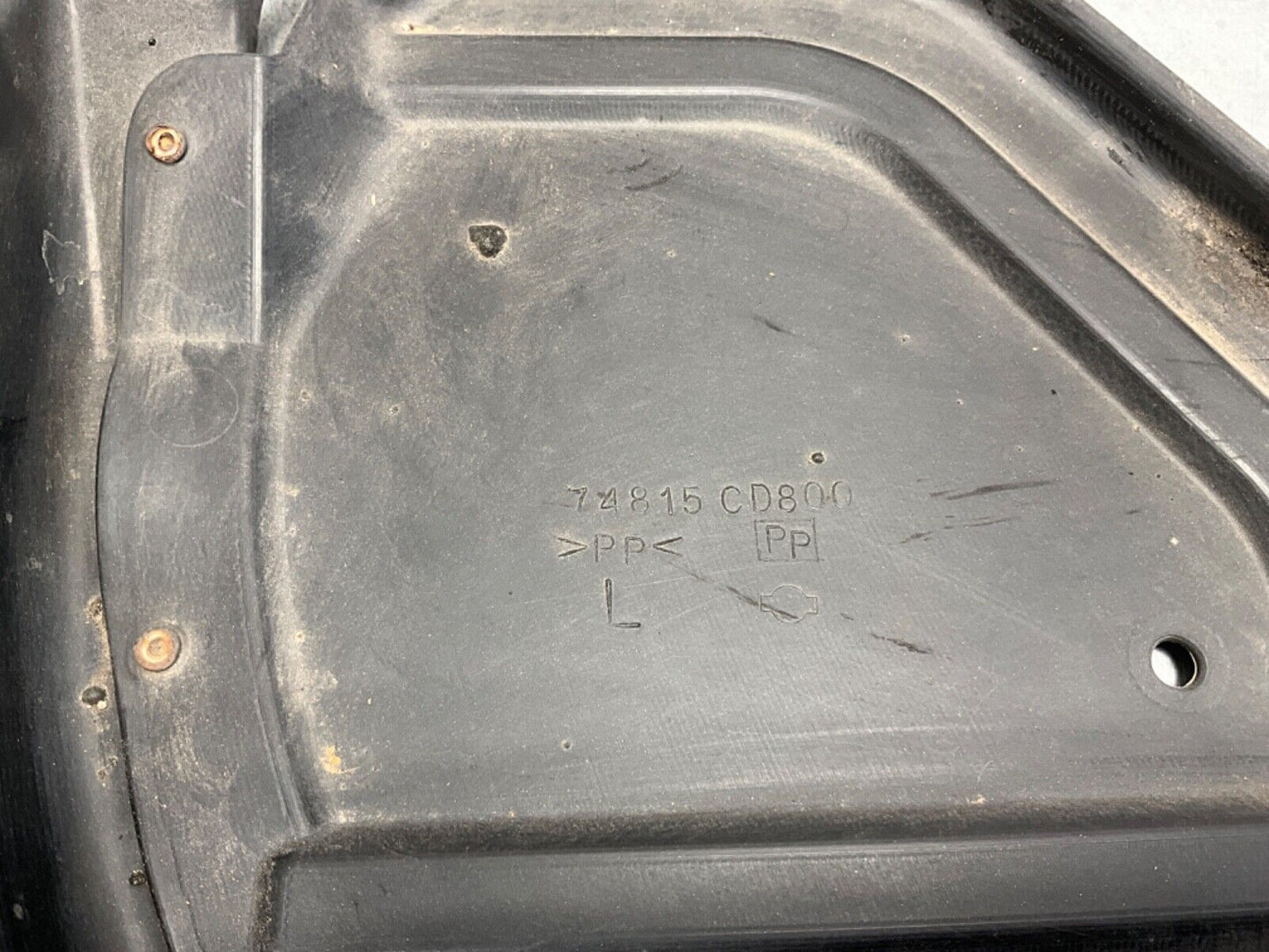 2005 Nissan 350Z Driver Left Rear Underbody Skid Plate Splash Guard OEM 24BHQEK - On Point Parts Inc