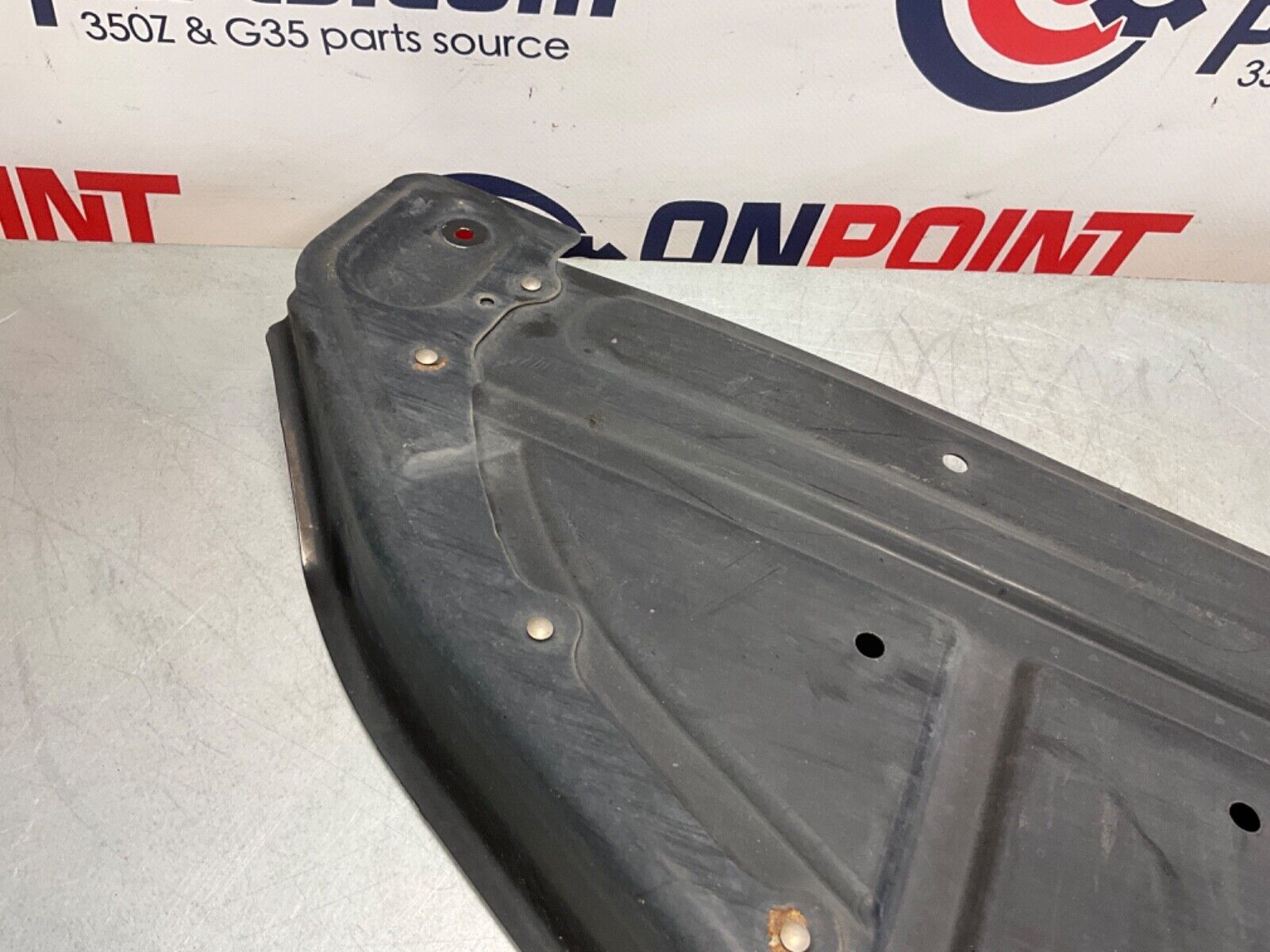 2005 Nissan 350Z Driver Left Rear Underbody Skid Plate Splash Guard OEM 24BHQEK - On Point Parts Inc