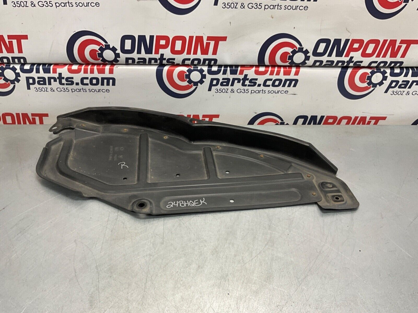 2005 Nissan 350Z Passenger Right Underbody Skid Plate Splash Guard OEM 24BHQEG - On Point Parts Inc