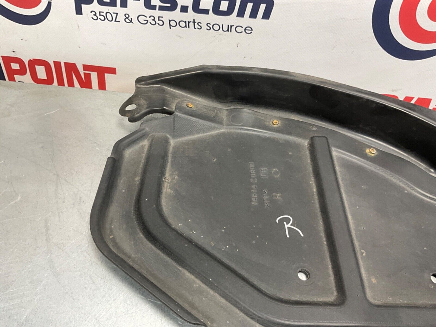 2005 Nissan 350Z Passenger Right Underbody Skid Plate Splash Guard OEM 24BHQEG - On Point Parts Inc