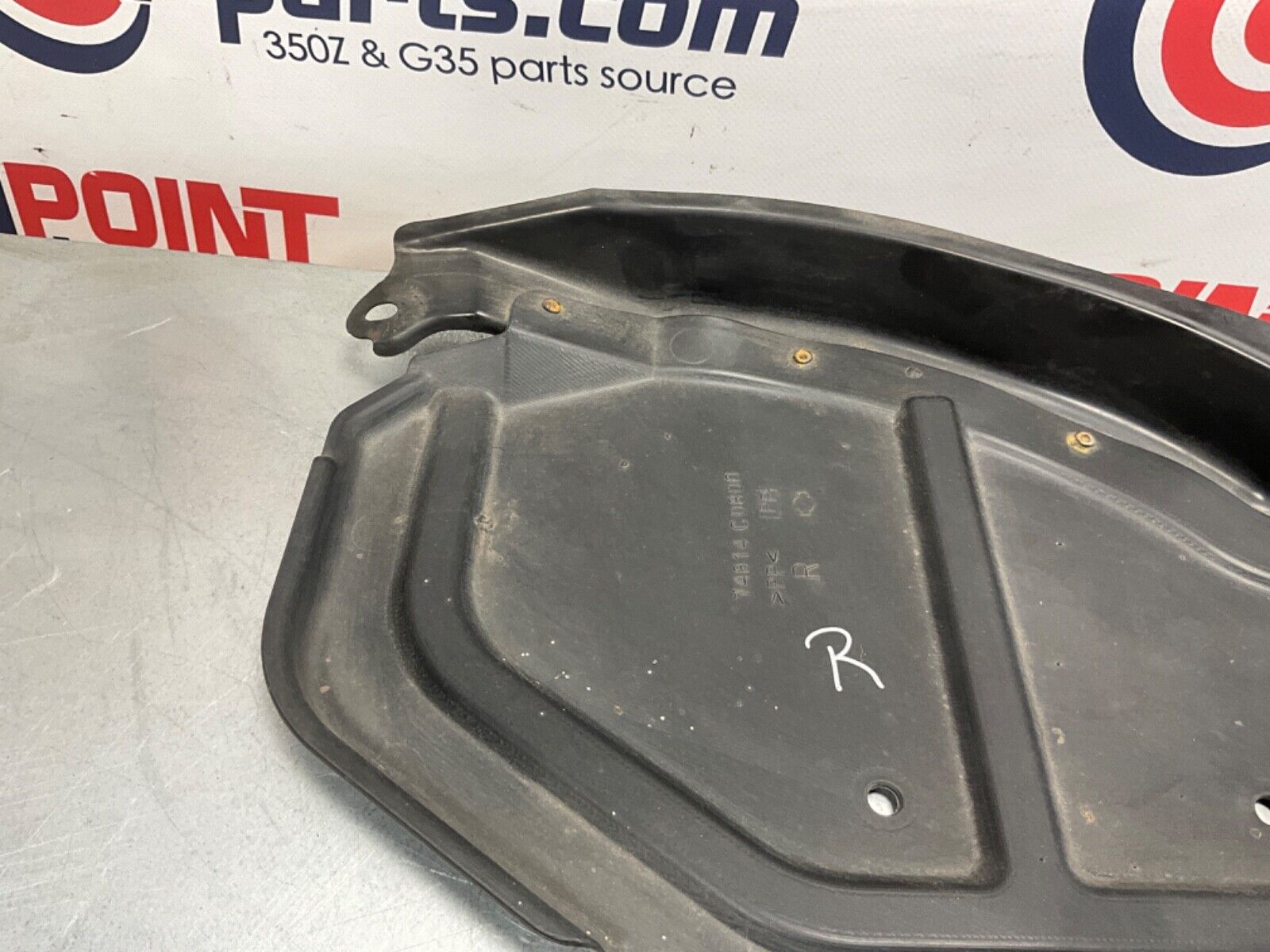 2005 Nissan 350Z Passenger Right Underbody Skid Plate Splash Guard OEM 24BHQEG - On Point Parts Inc