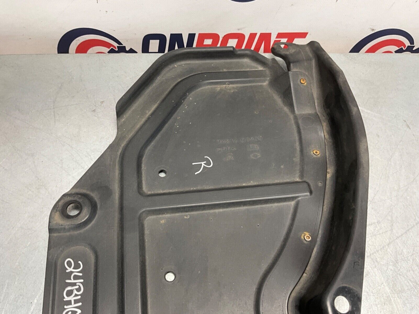 2005 Nissan 350Z Passenger Right Underbody Skid Plate Splash Guard OEM 24BHQEG - On Point Parts Inc