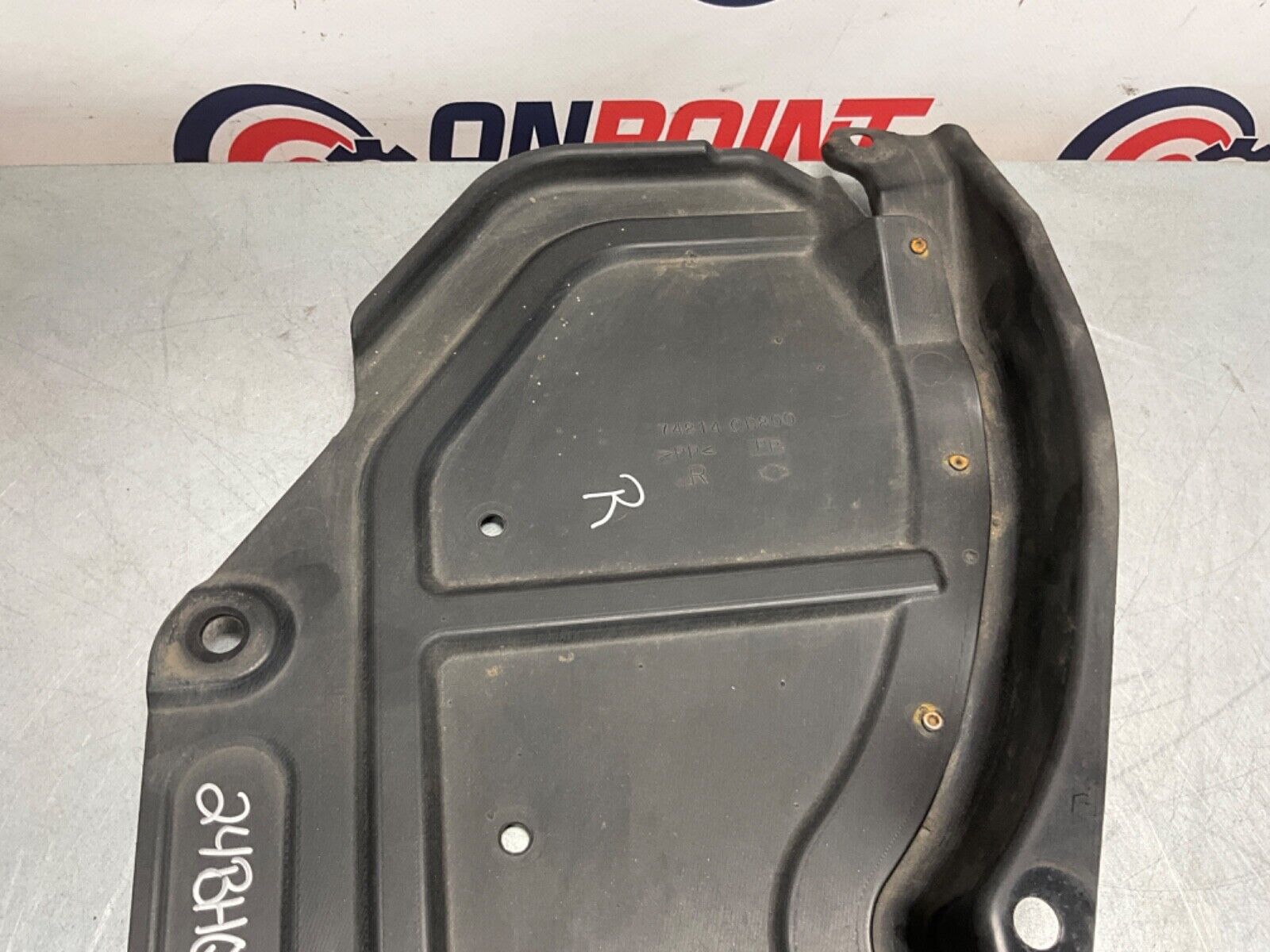 2005 Nissan 350Z Passenger Right Underbody Skid Plate Splash Guard OEM 24BHQEG - On Point Parts Inc