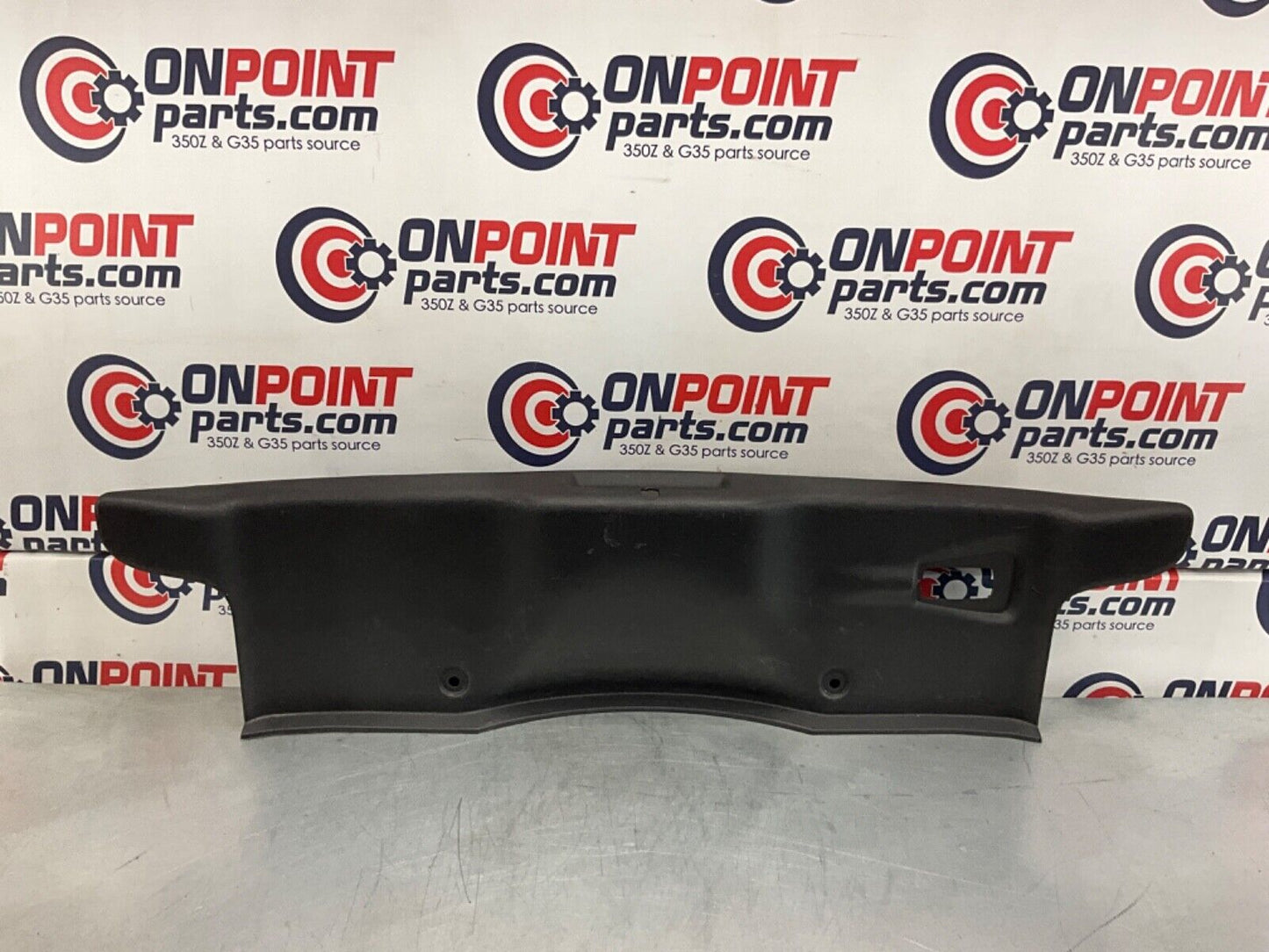 2005 Nissan Z33 350Z Rear Convertible Trunk Latch Trim 84992 OEM 24BHQE7 - On Point Parts Inc