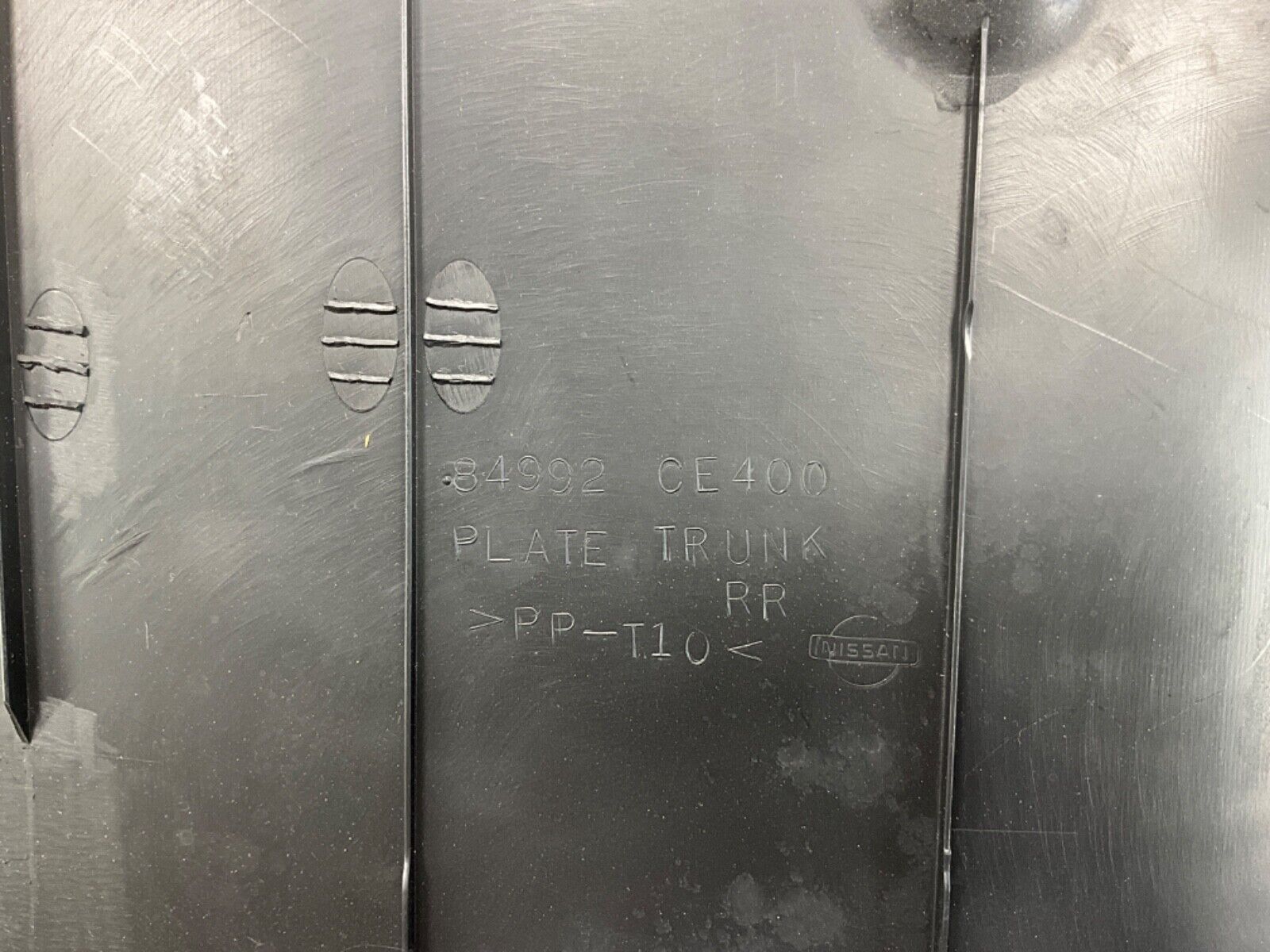 2005 Nissan Z33 350Z Rear Convertible Trunk Latch Trim 84992 OEM 24BHQE7 - On Point Parts Inc