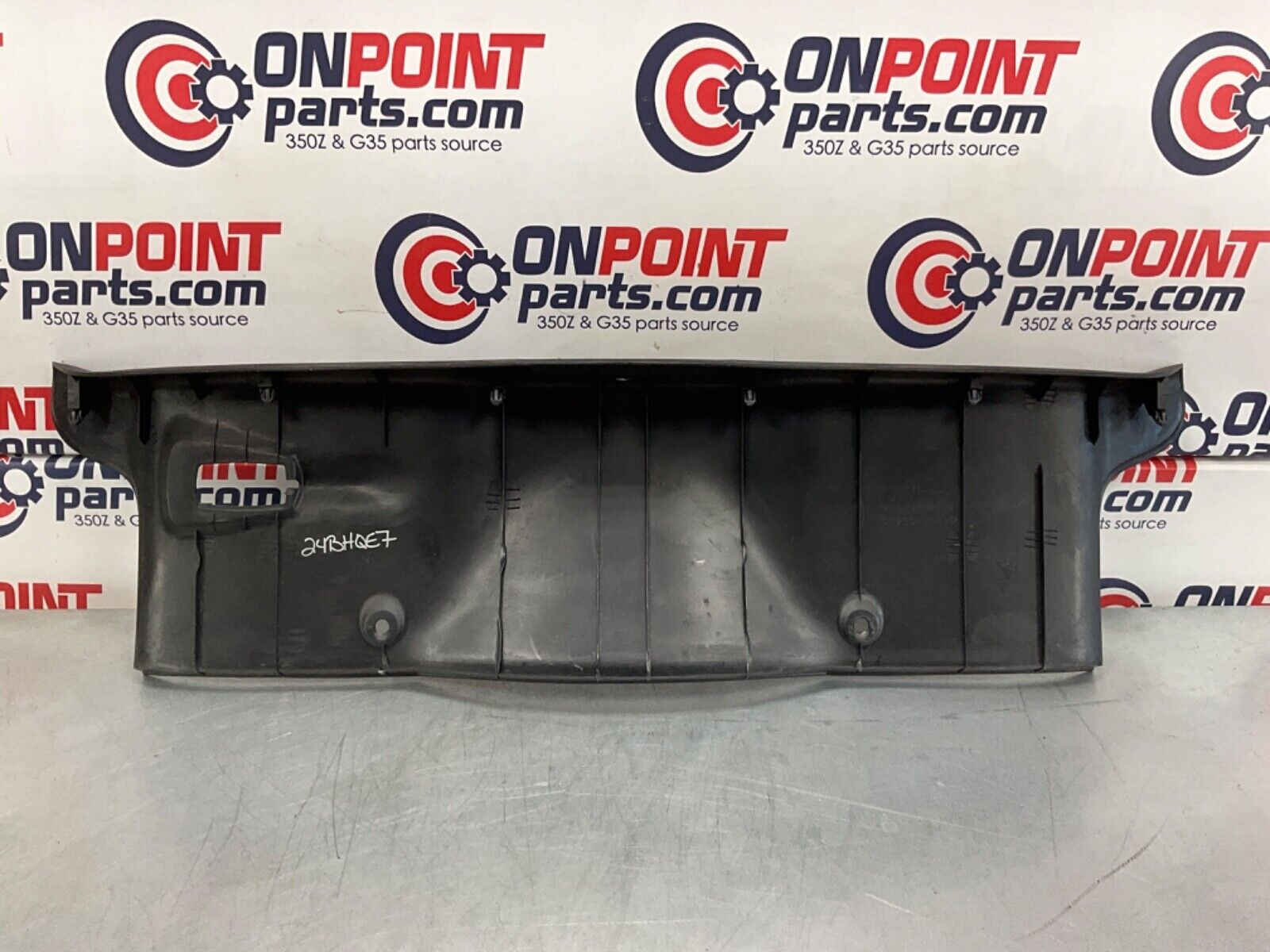 2005 Nissan Z33 350Z Rear Convertible Trunk Latch Trim 84992 OEM 24BHQE7 - On Point Parts Inc