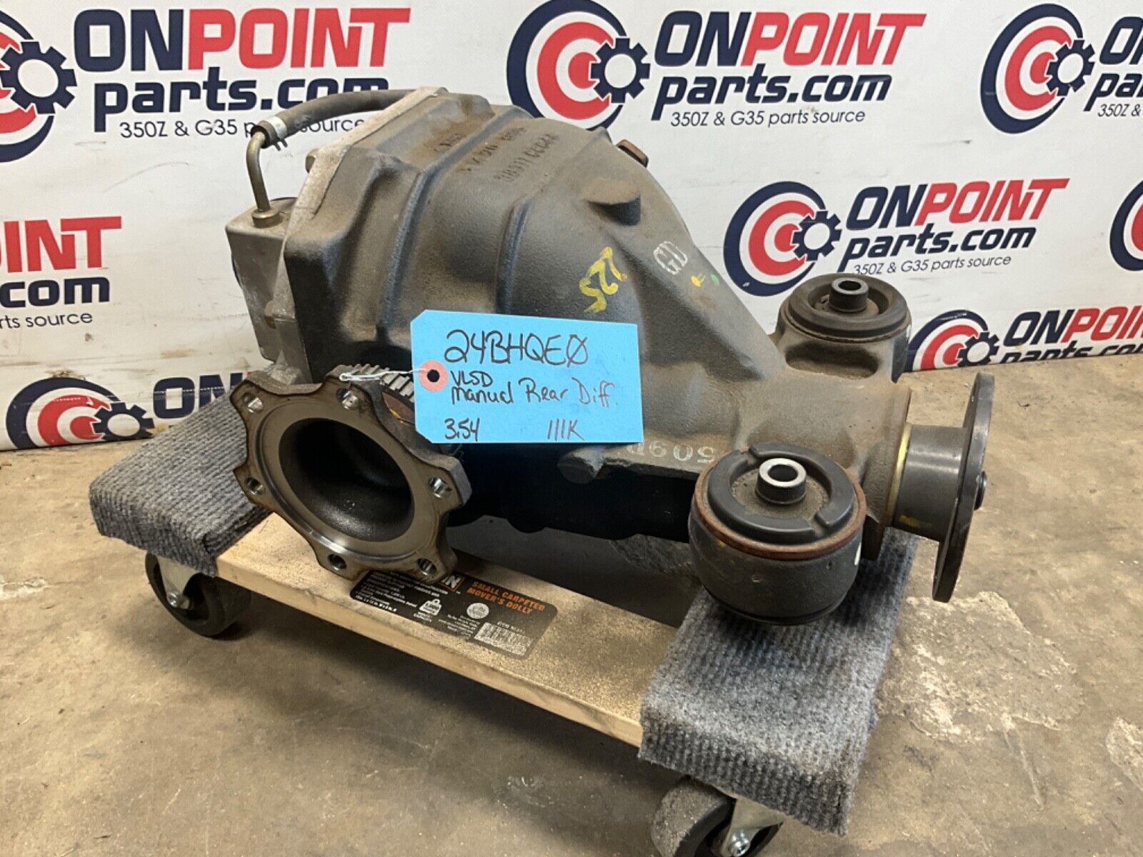 2005 Nissan Z33 350Z Rear VLSD Differential Manual 3.54 111k OEM 24BHQE0 - On Point Parts Inc