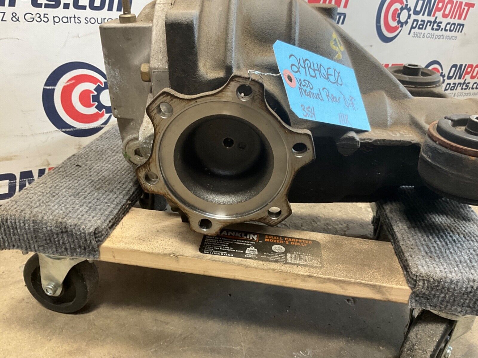 2005 Nissan Z33 350Z Rear VLSD Differential Manual 3.54 111k OEM 24BHQE0 - On Point Parts Inc