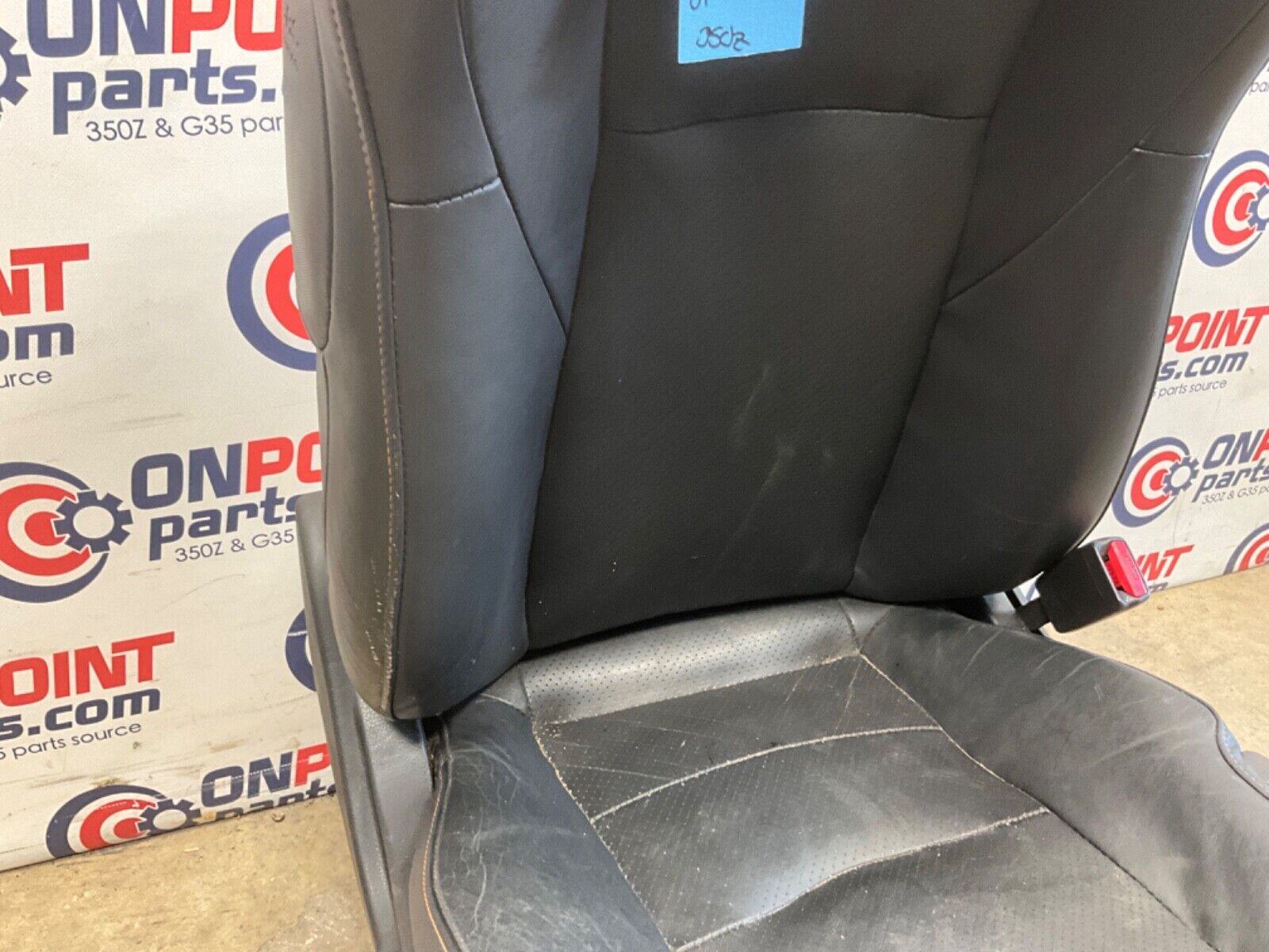 2005 Nissan Z33 350Z Passenger Right Convertible Power Leather Seat OEM 24BHQE9 - On Point Parts Inc