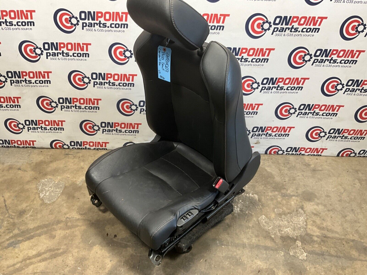 2005 Nissan Z33 350Z Passenger Right Convertible Power Leather Seat OEM 24BHQE9 - On Point Parts Inc