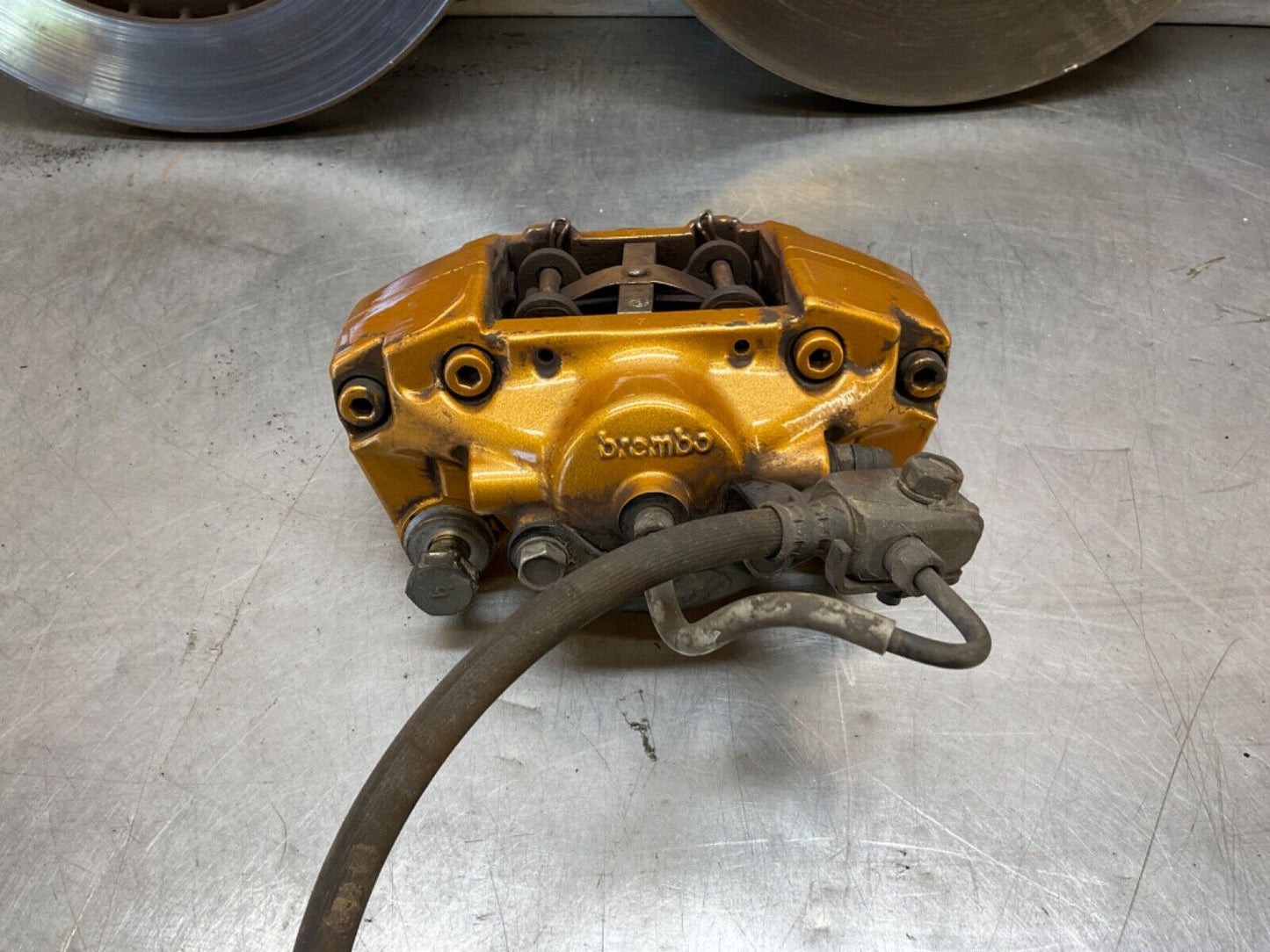 2005 Nissan Z33 350Z Brembo Brake Calipers with Rotors and Lines OEM 24BHQE0 - On Point Parts Inc
