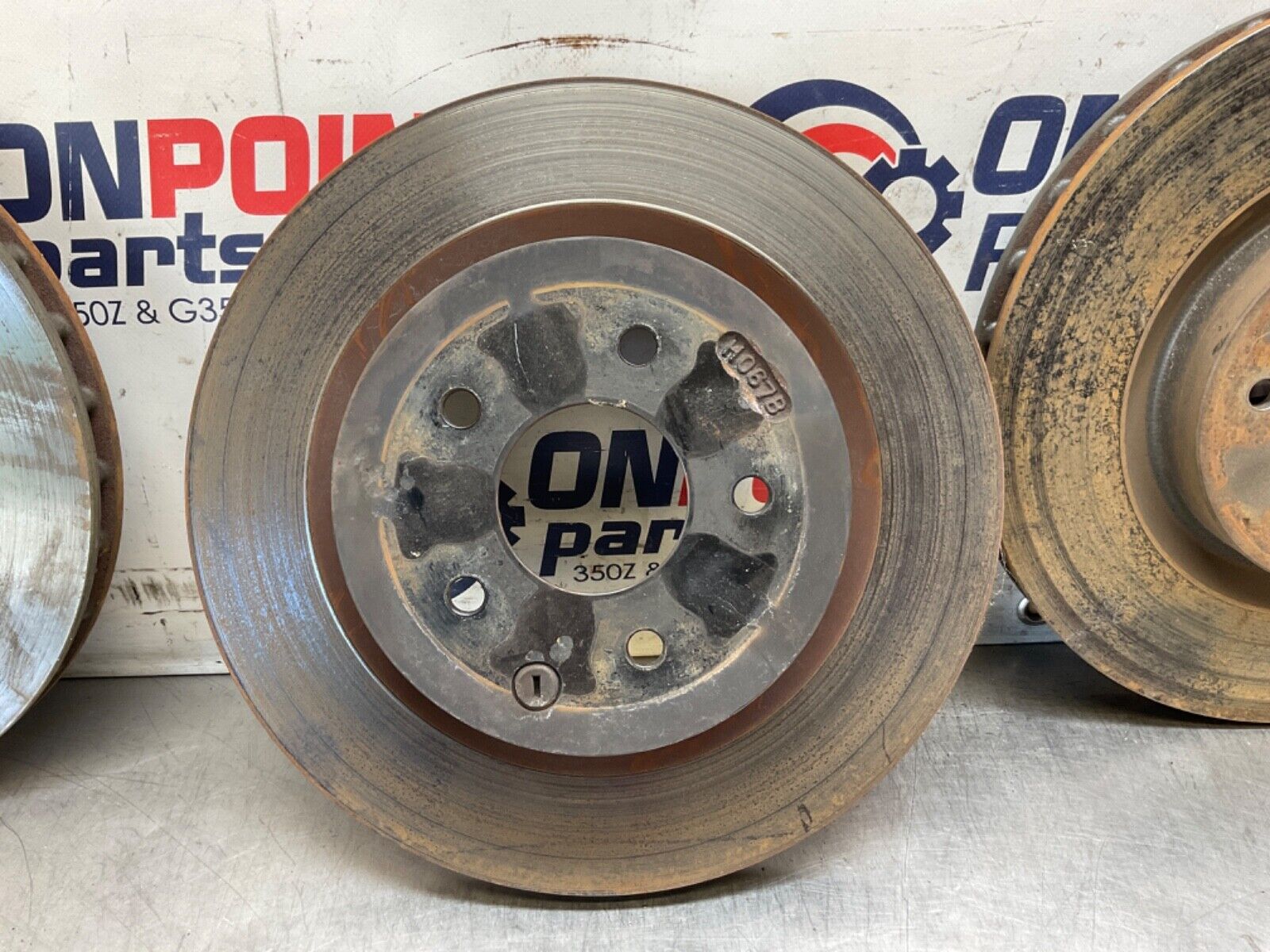 2005 Nissan Z33 350Z Brembo Brake Calipers with Rotors and Lines OEM 24BHQE0 - On Point Parts Inc