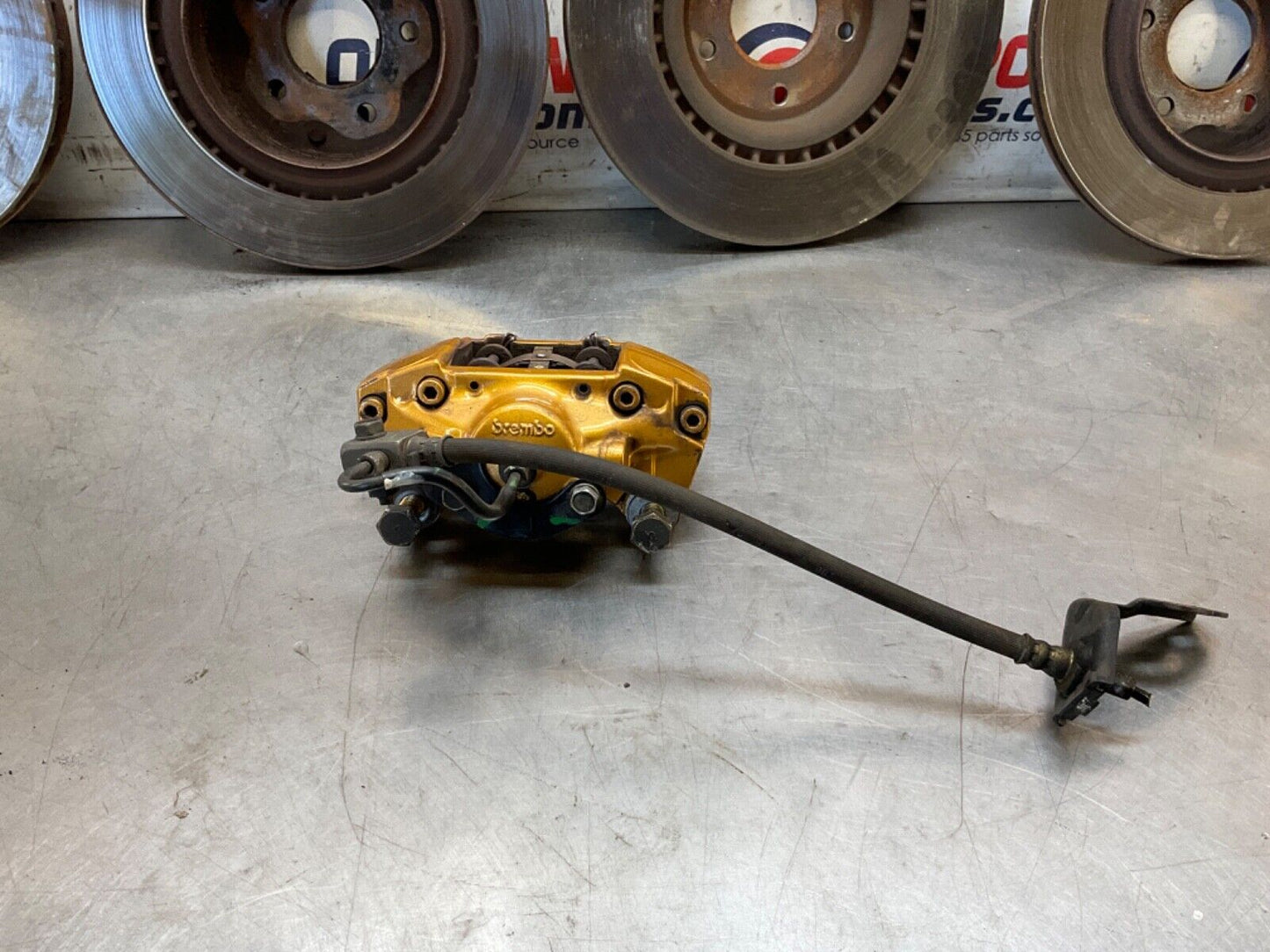 2005 Nissan Z33 350Z Brembo Brake Calipers with Rotors and Lines OEM 24BHQE0 - On Point Parts Inc