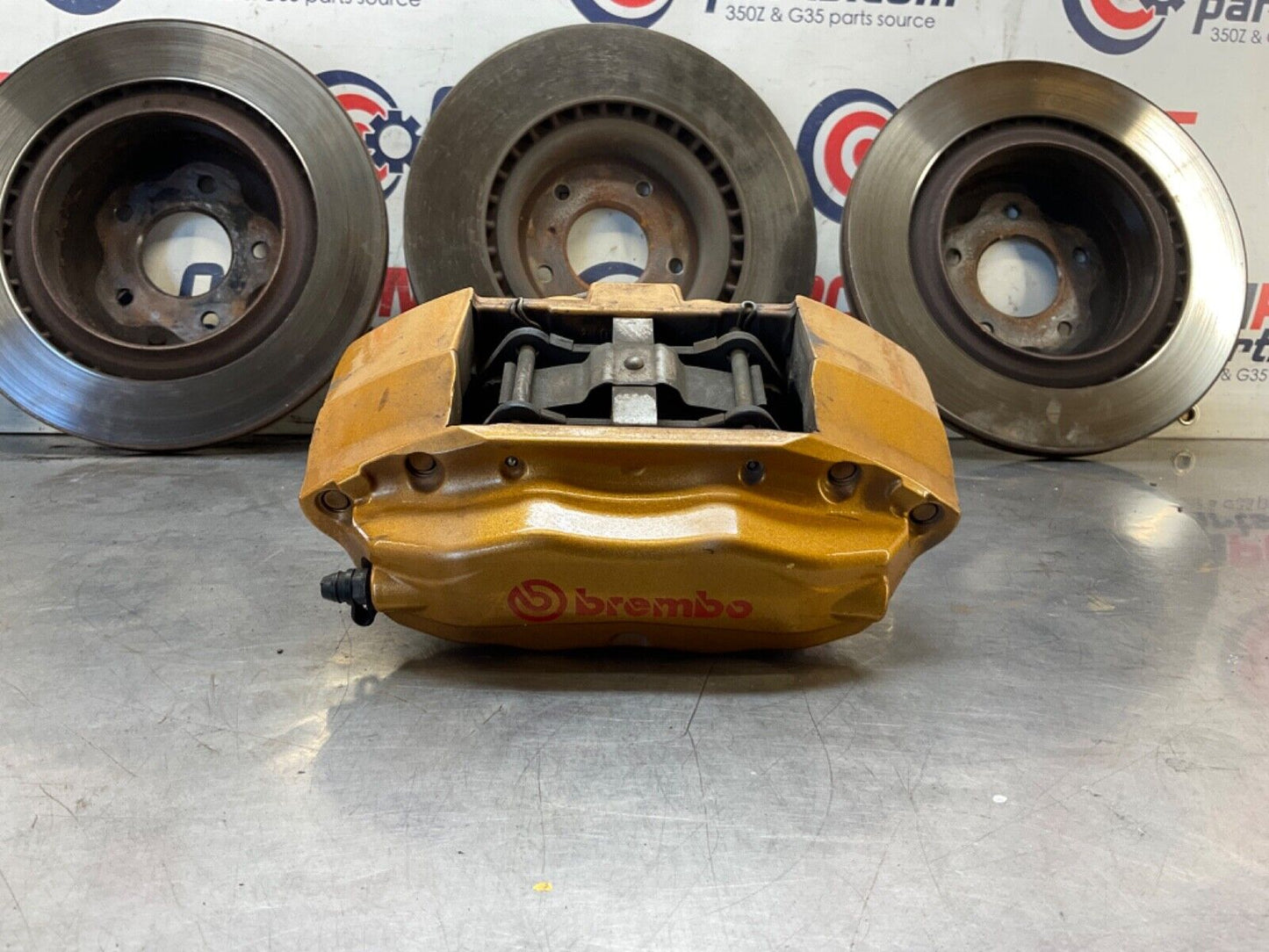 2005 Nissan Z33 350Z Brembo Brake Calipers with Rotors and Lines OEM 24BHQE0 - On Point Parts Inc