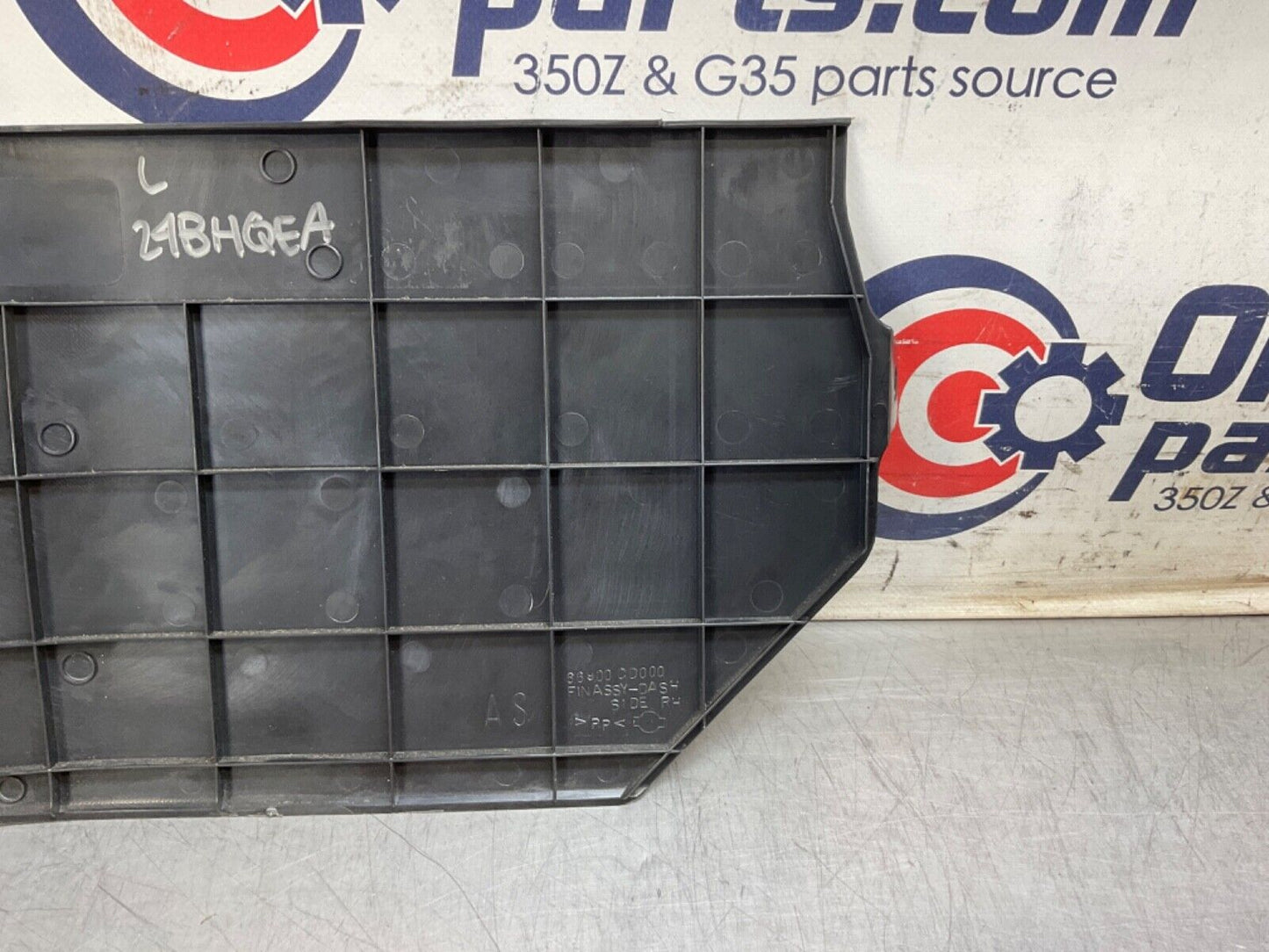 2005 Nissan Z33 350Z Passenger Right Lower Kick Panel 66900 OEM 24BHQEE - On Point Parts Inc