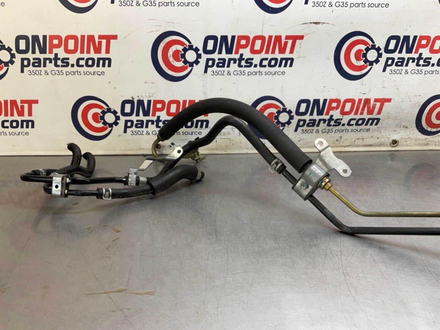 2005 Nissan Z33 350Z High Pressure Steering Lines OEM 24BHQE0 - On Point Parts Inc