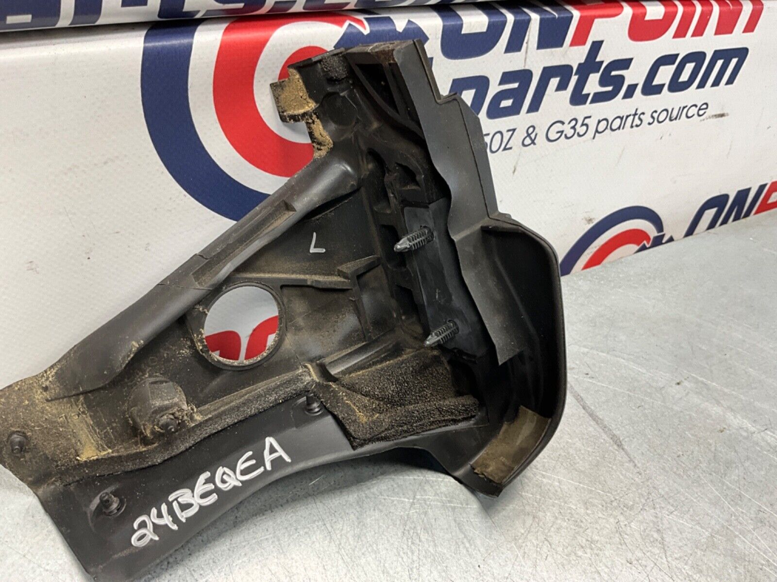 2005 Nissan 350Z Driver Left Convertible B Pillar Body Weatherstrip OEM 24BHQEA - On Point Parts Inc