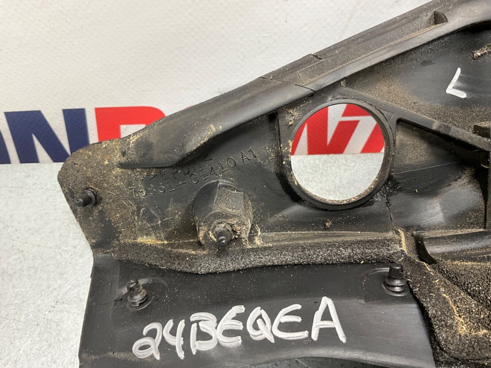 2005 Nissan 350Z Driver Left Convertible B Pillar Body Weatherstrip OEM 24BHQEA - On Point Parts Inc