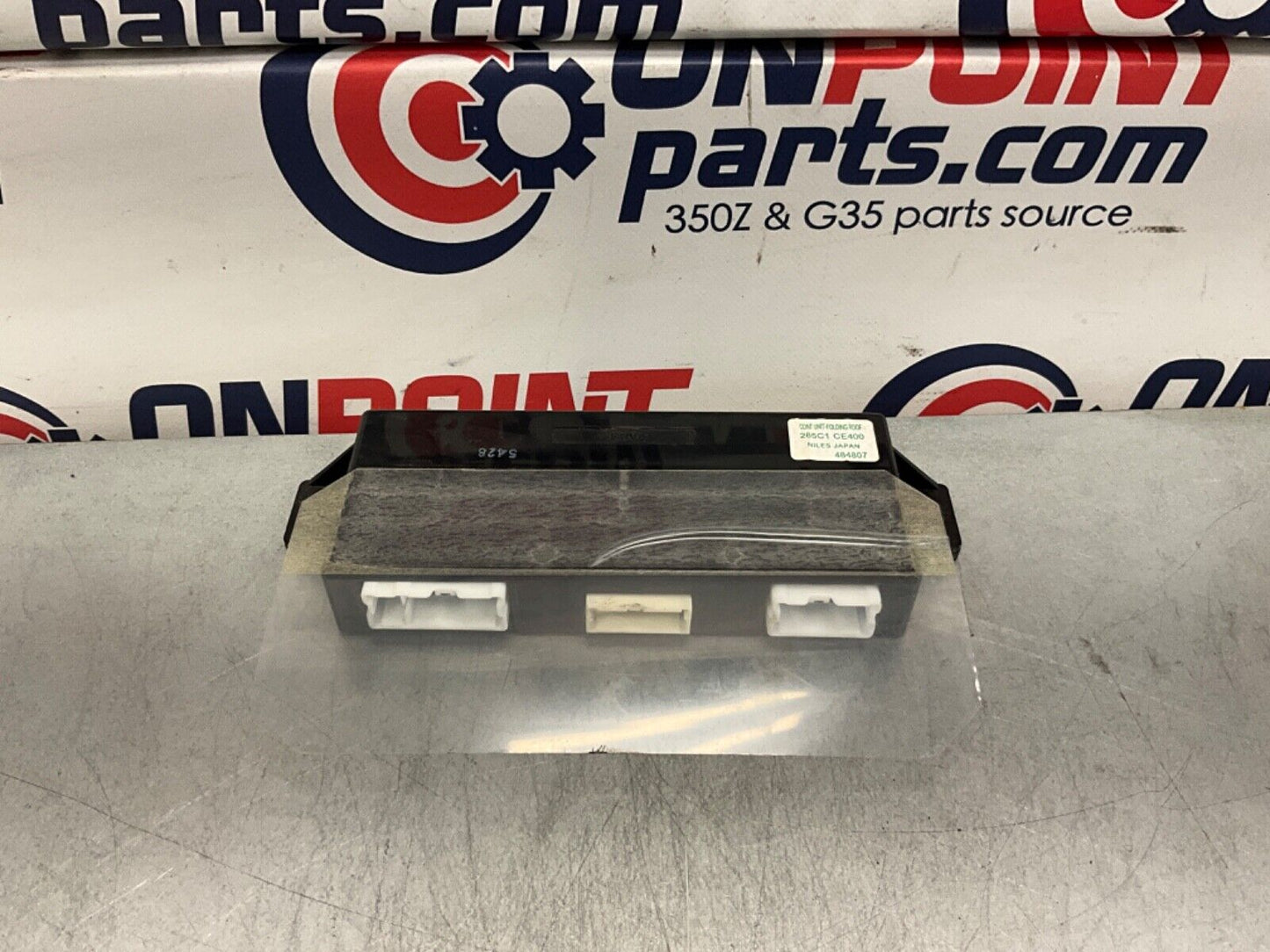 2005 Nissan Z33 350Z Convertible Soft Top Control Module 285C1 OEM 24BHQEC - On Point Parts Inc