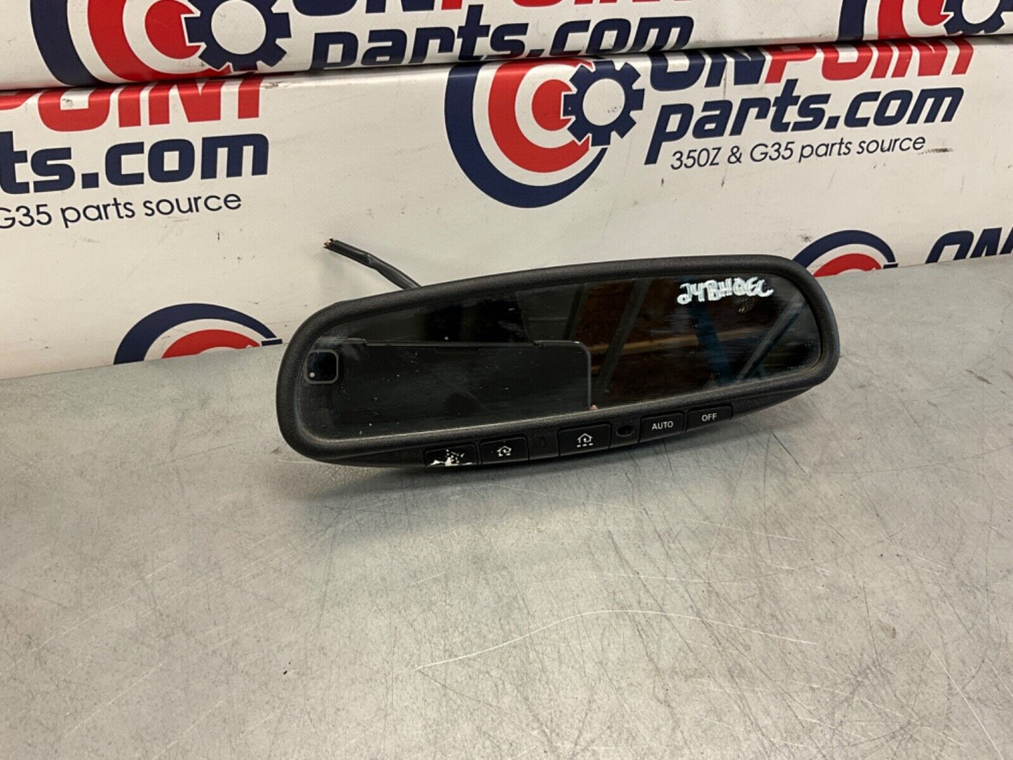 2005 Nissan Z33 350Z Home Link Rear View Mirror Auto Dim OEM 24BHQEC - On Point Parts Inc
