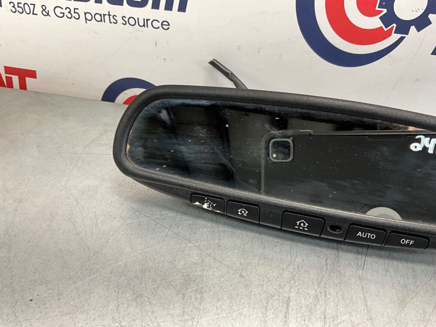 2005 Nissan Z33 350Z Home Link Rear View Mirror Auto Dim OEM 24BHQEC - On Point Parts Inc