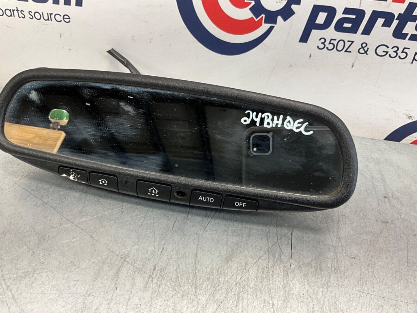 2005 Nissan Z33 350Z Home Link Rear View Mirror Auto Dim OEM 24BHQEC - On Point Parts Inc