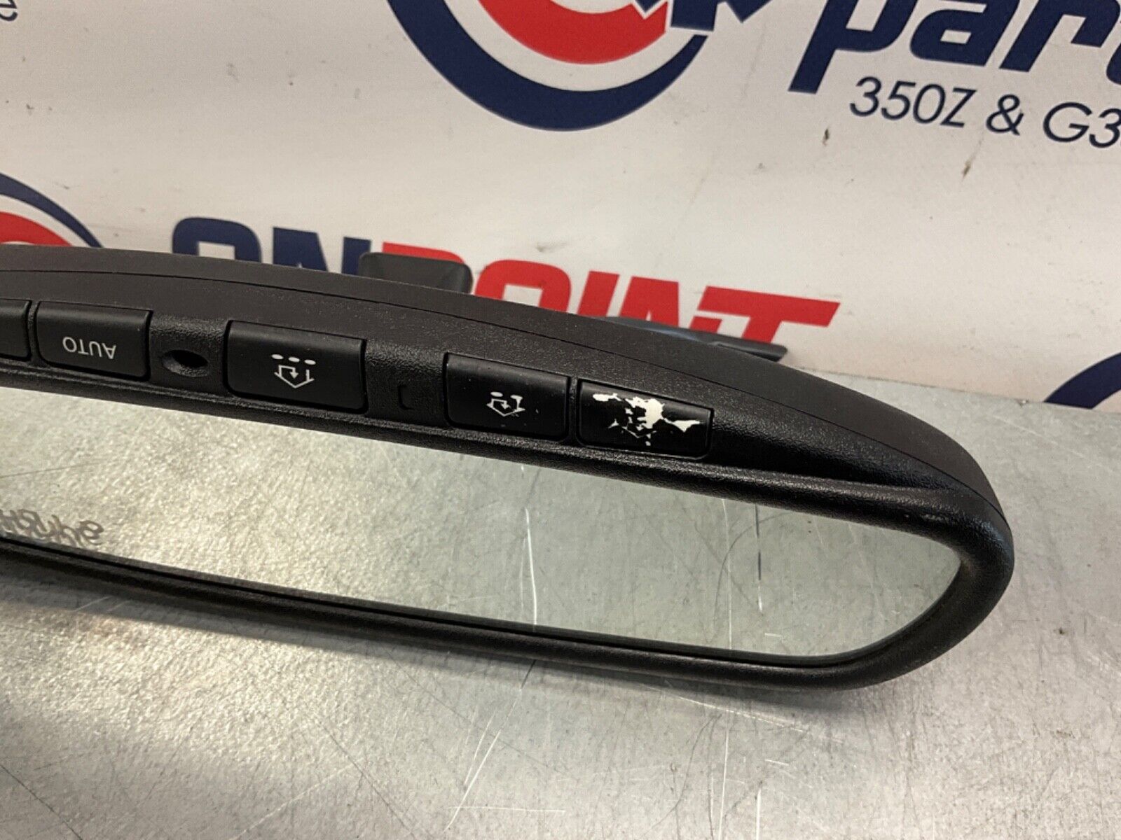 2005 Nissan Z33 350Z Home Link Rear View Mirror Auto Dim OEM 24BHQEC - On Point Parts Inc