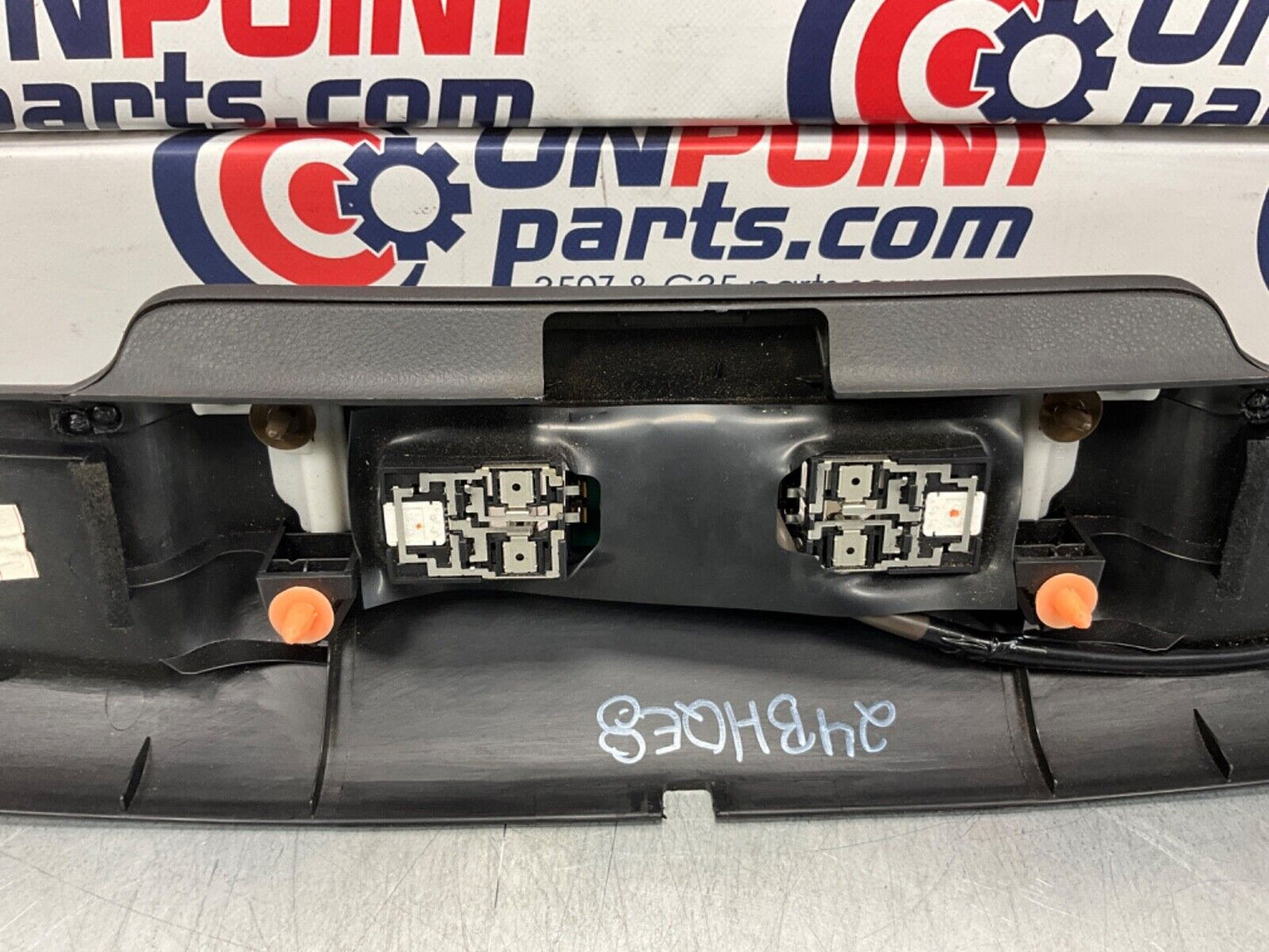 2005 Nissan Z33 350Z Front Convertible Roof Finisher Trim Dome LIght OEM 24BHQE8 - On Point Parts Inc