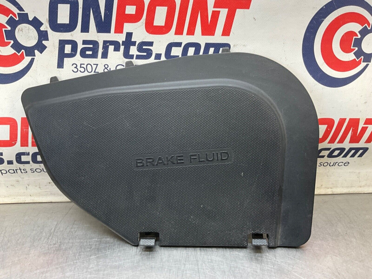 2014 Nissan Z34 370Z Driver Left Front Brake Fluid Cover Bezel Trim OEM 14BILE2 - On Point Parts Inc