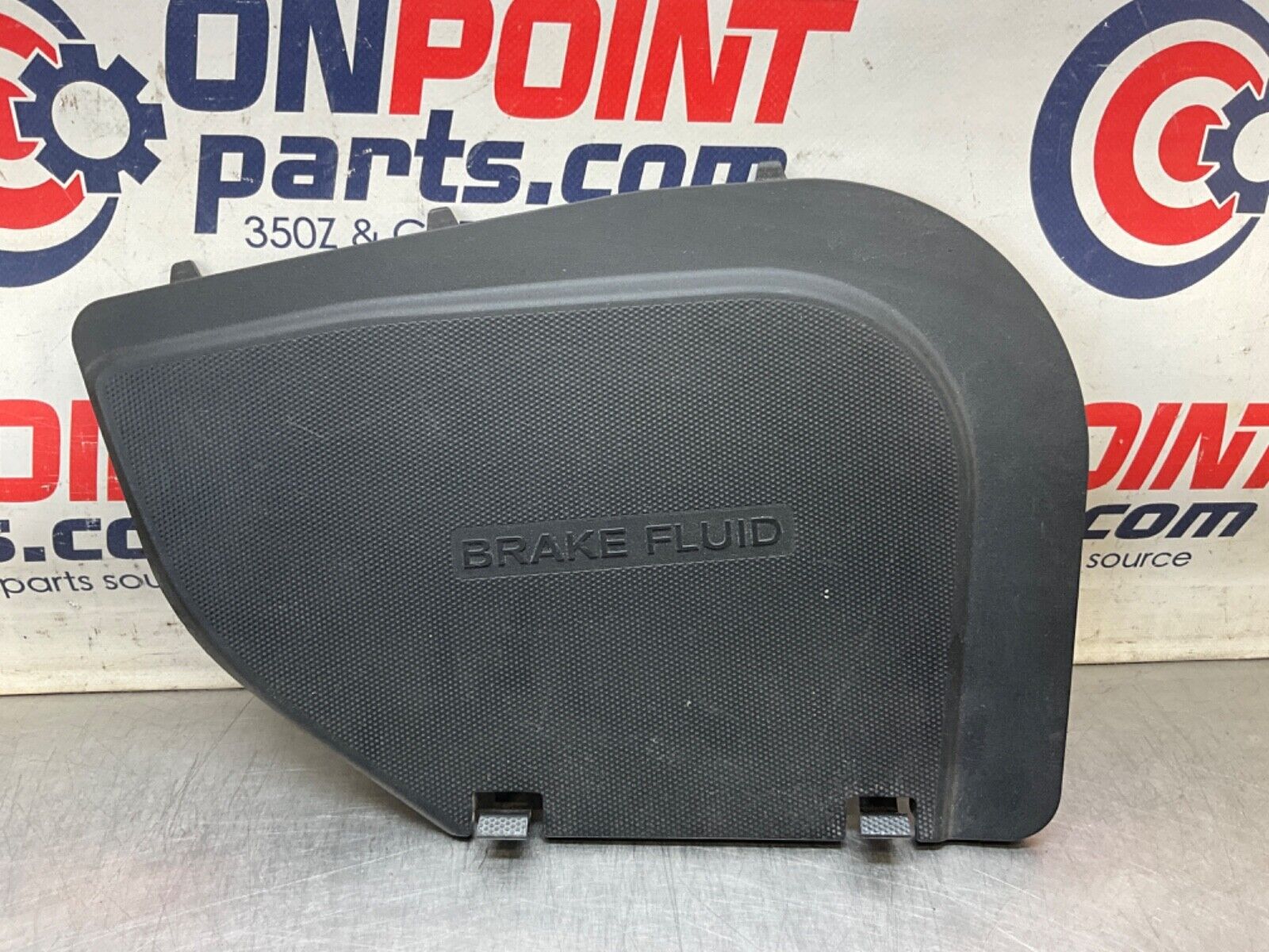 2014 Nissan Z34 370Z Driver Left Front Brake Fluid Cover Bezel Trim OEM 14BILE2 - On Point Parts Inc