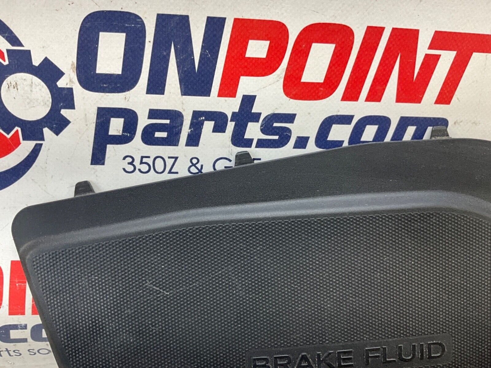 2014 Nissan Z34 370Z Driver Left Front Brake Fluid Cover Bezel Trim OEM 14BILE2 - On Point Parts Inc