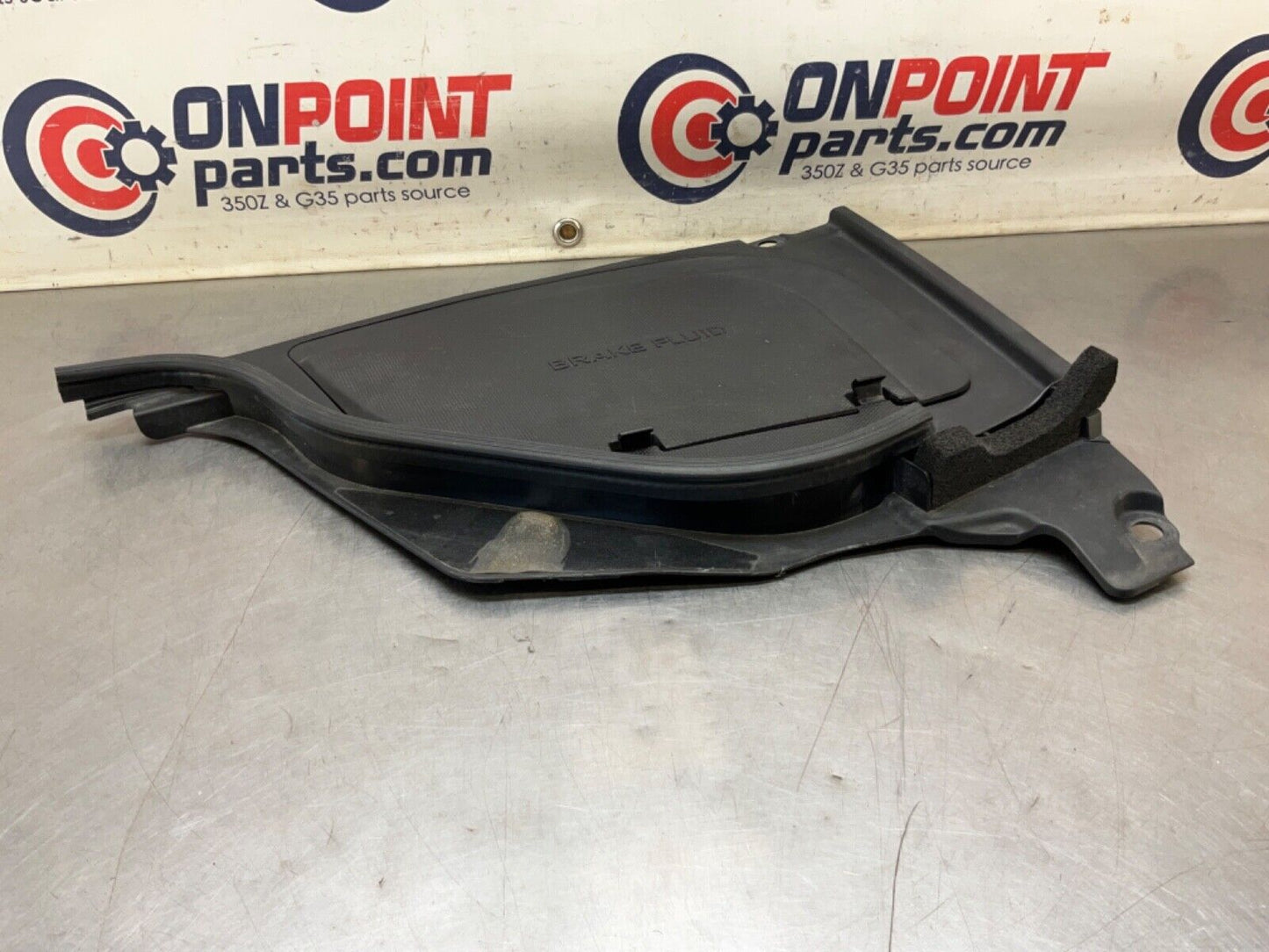 2014 Nissan Z34 370Z Driver Left Front Brake Fluid Cover Bezel Trim OEM 14BILE2 - On Point Parts Inc