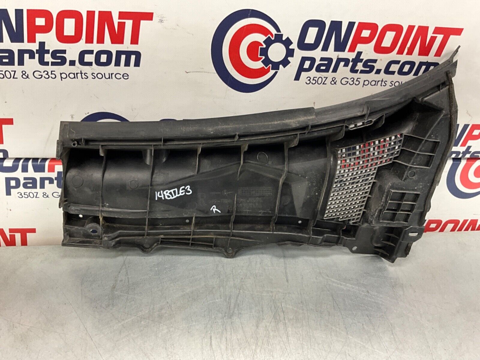 2014 Nissan Z34 370Z Front Windshield Wiper Cowl Assembly OEM 14BILE3 - On Point Parts Inc